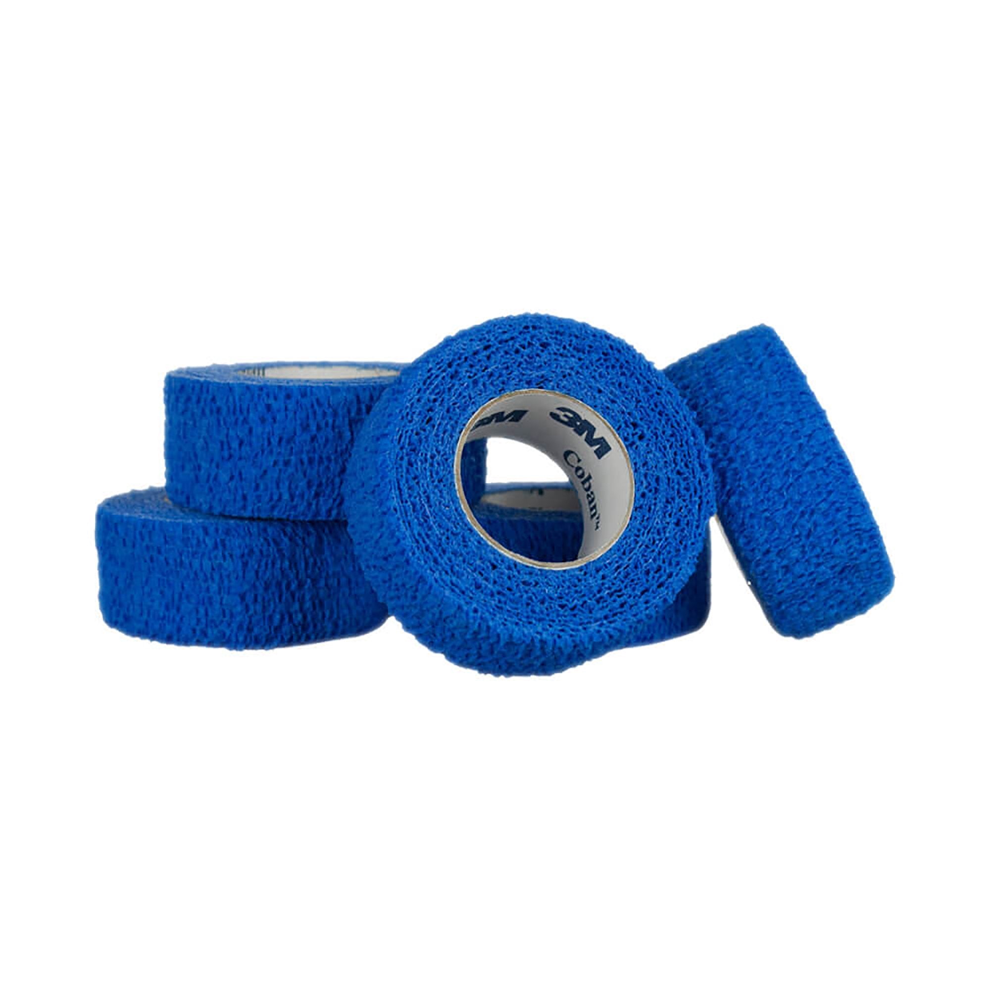 Cohesive Bandage 3M™ Coban™ 2 Inch X 5 Yard Self-Adherent Closure Blue NonSterile Standard Compression - image 2
