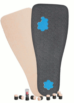 Insole Peg Assist™ EVA / Plastzote® Foam / Poron® Women 7 to 9 / Men 6 to 8