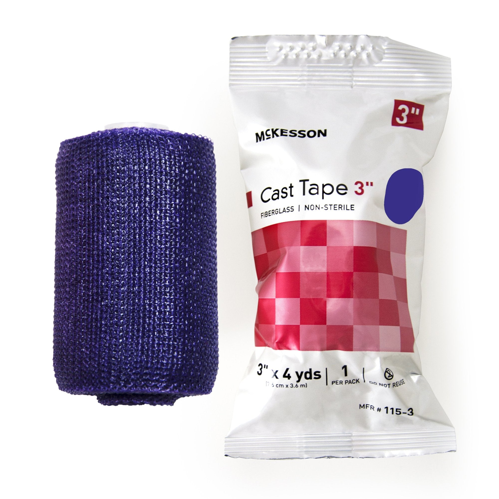 McKesson Purple Cast Tape, 3 Inch x 4 Yard (10 Units)