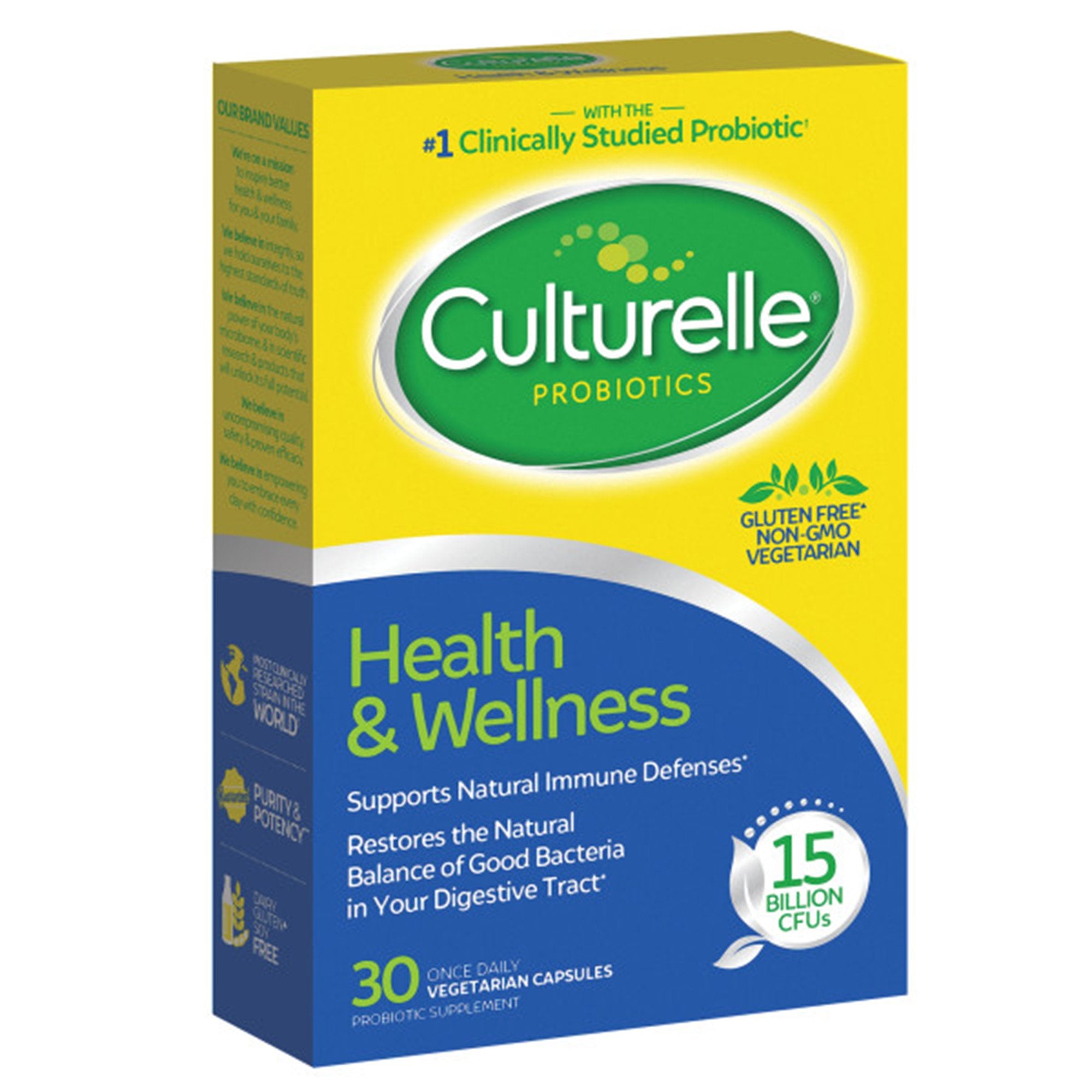 Probiotic Dietary Supplement Culturelle® 30 per Box Capsule - image 2