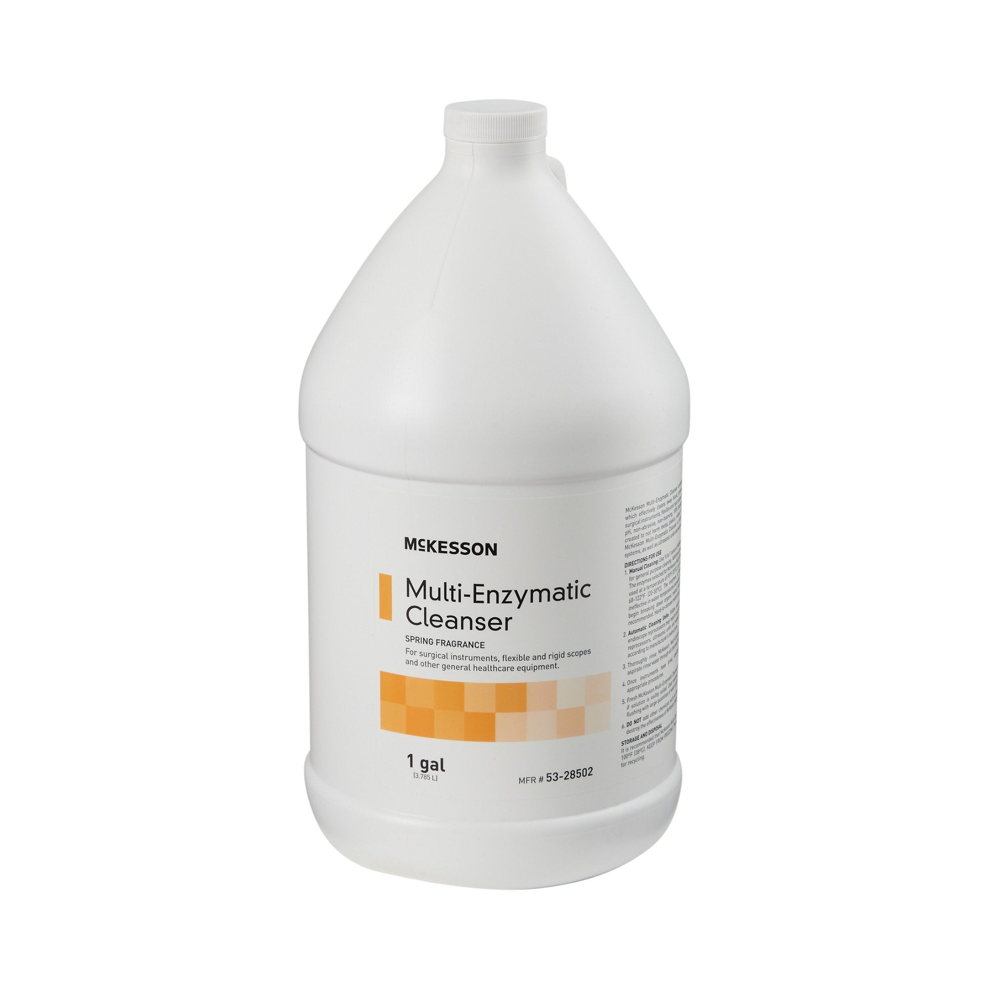 McKesson Multi-Enzymatic Instrument Detergent, Spring Fresh, 1 Gal