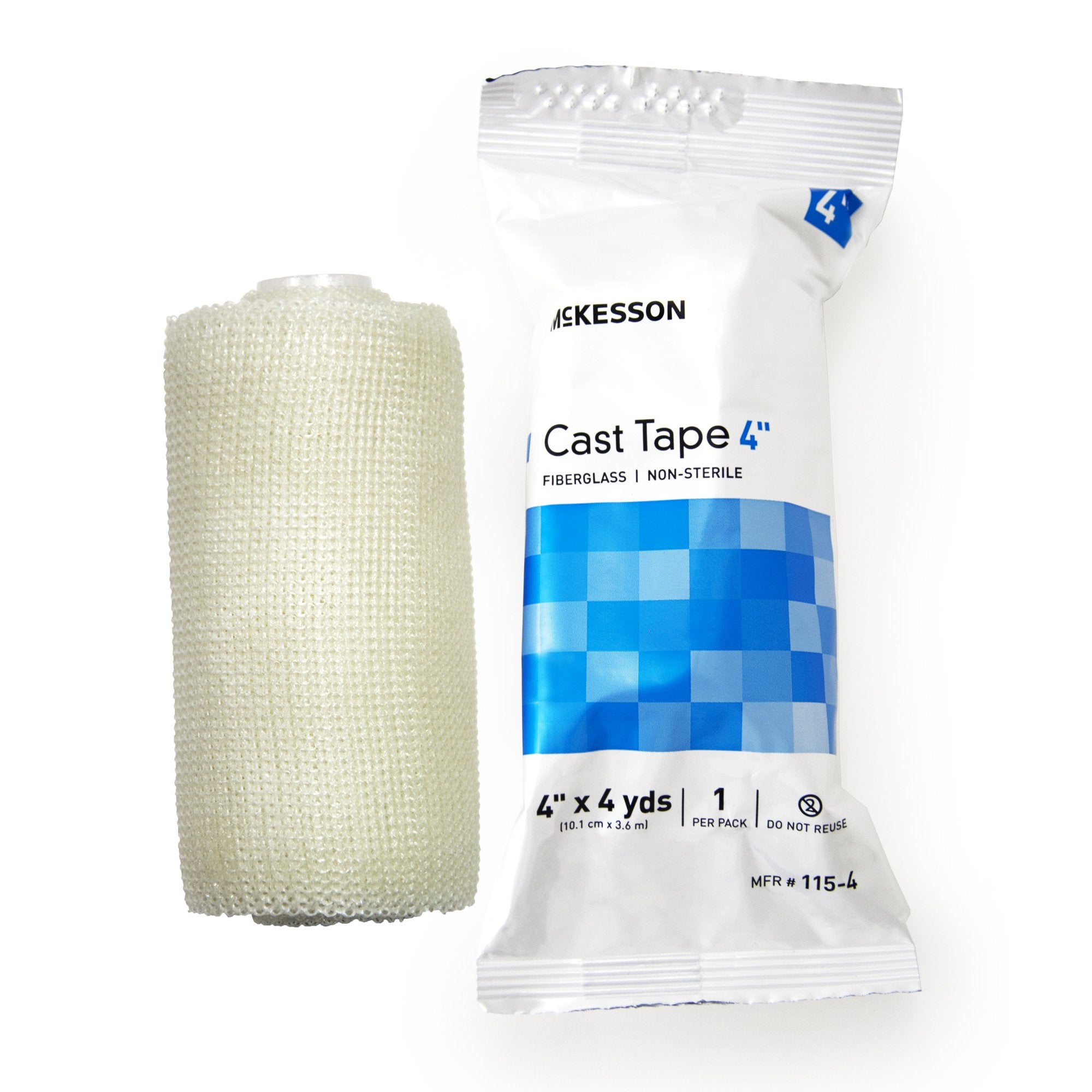 McKesson White Cast Tape, 4 Inch x 4 Yard (10 Units)