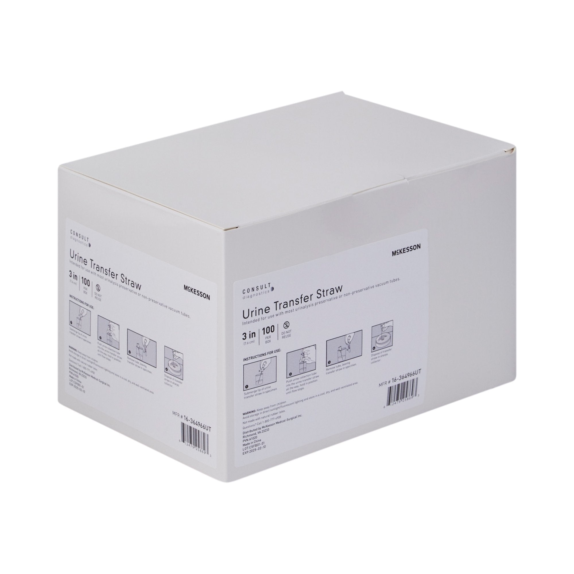 McKesson Consult™ Urine Transfer Straw (1000 Units)