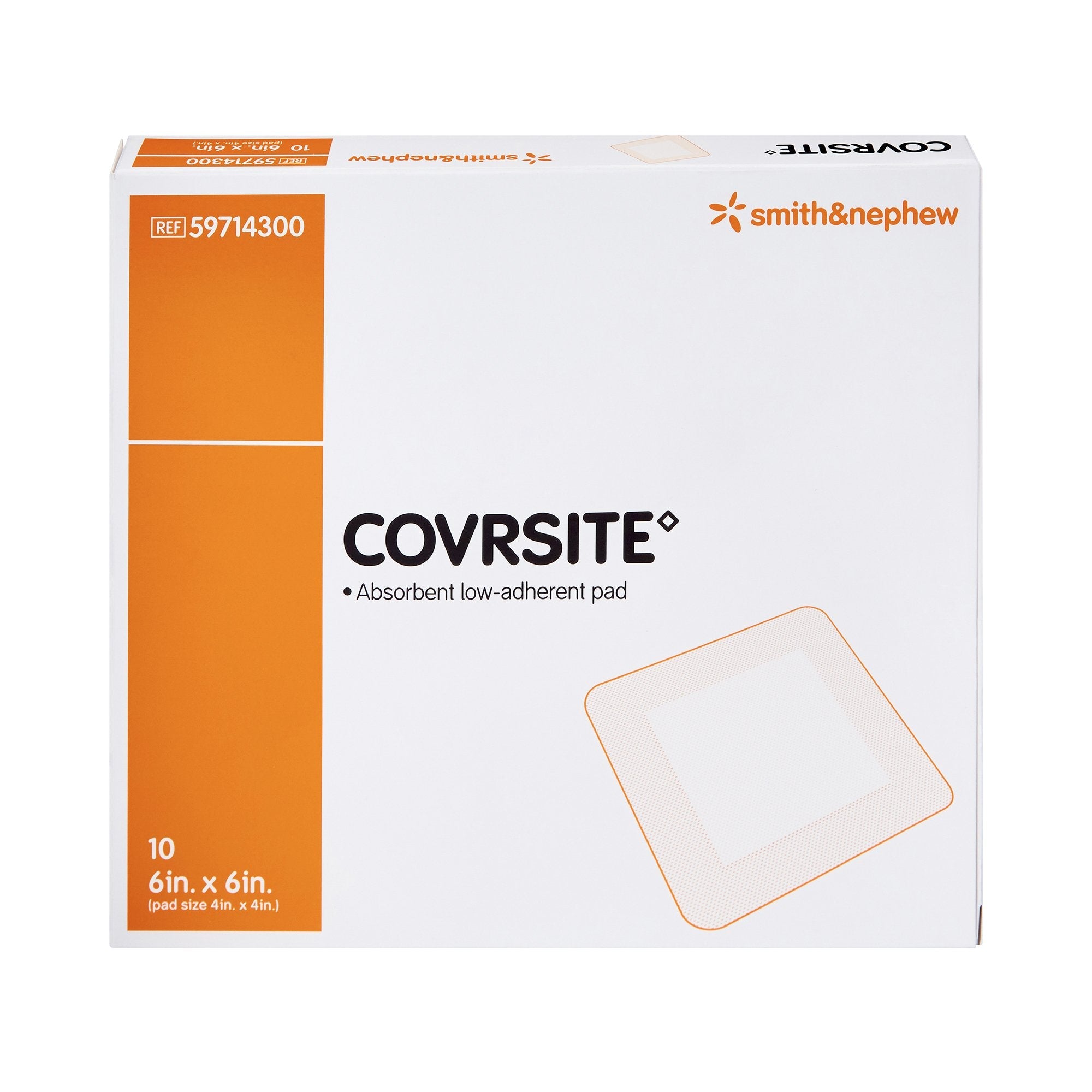 Covrsite Composite Dressing, 6 x 6 Inch (10 Units)