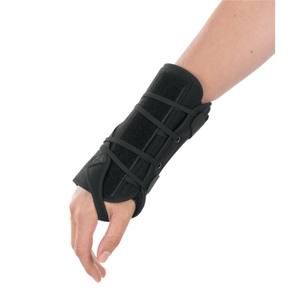 Wrist Brace Apollo Universal Aluminum / Foam Right Hand Black One Size Fits Most