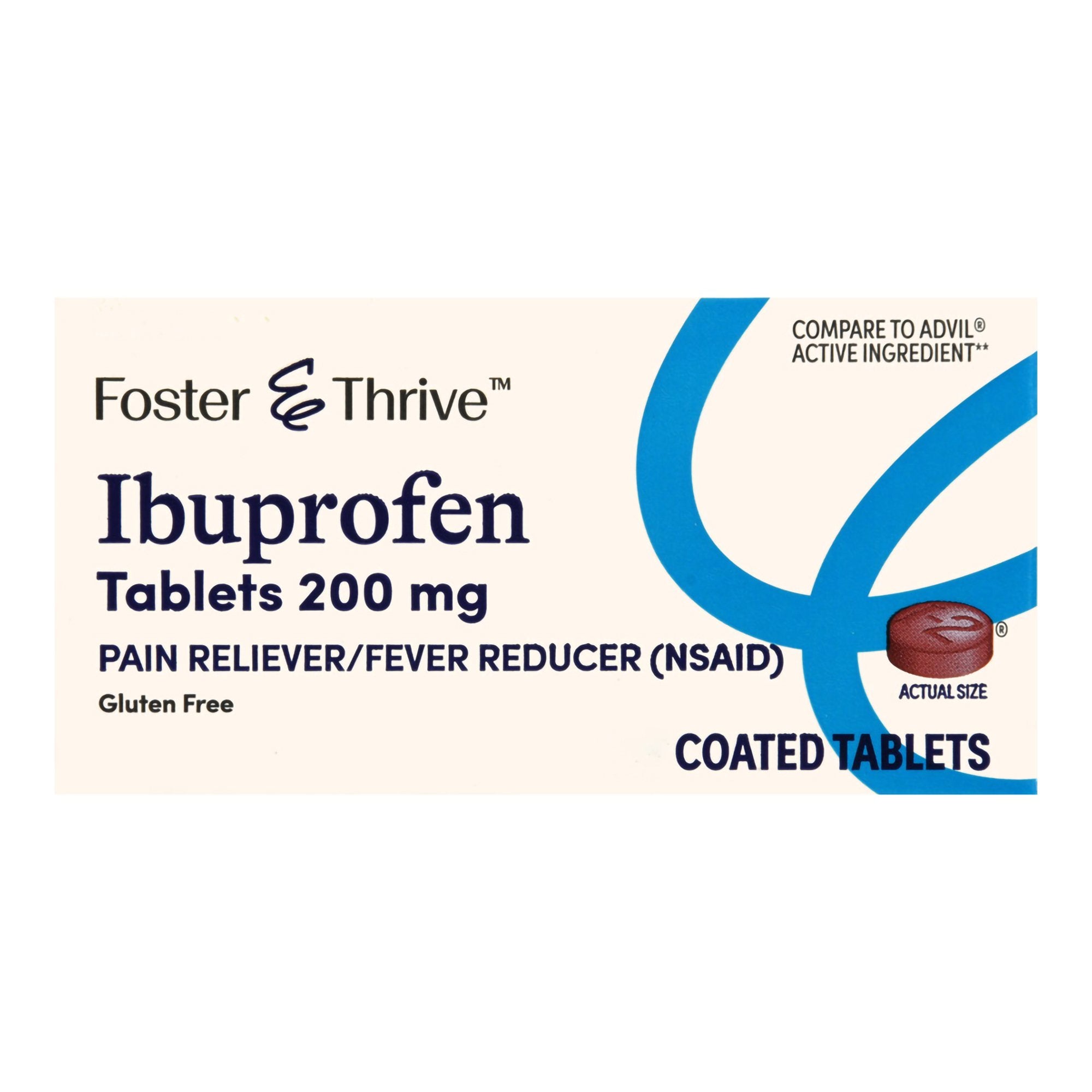 Foster & Thrive™ Ibuprofen 200 mg Coated Tablets