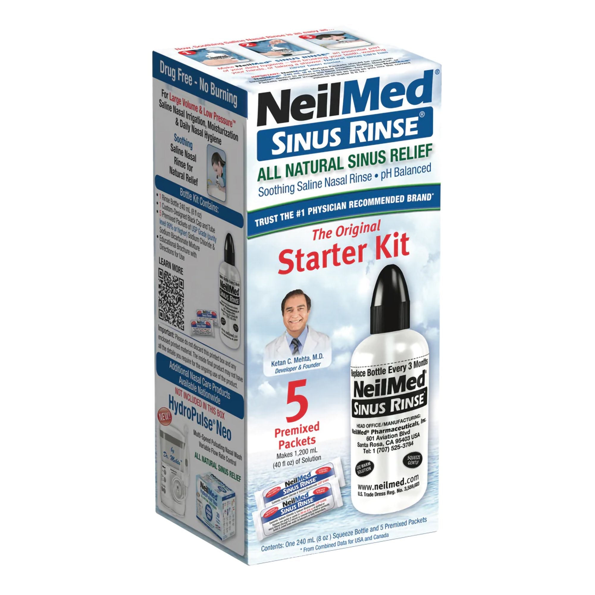Neilmed® Sinus Rinse™ Saline Nasal Rinse Kit