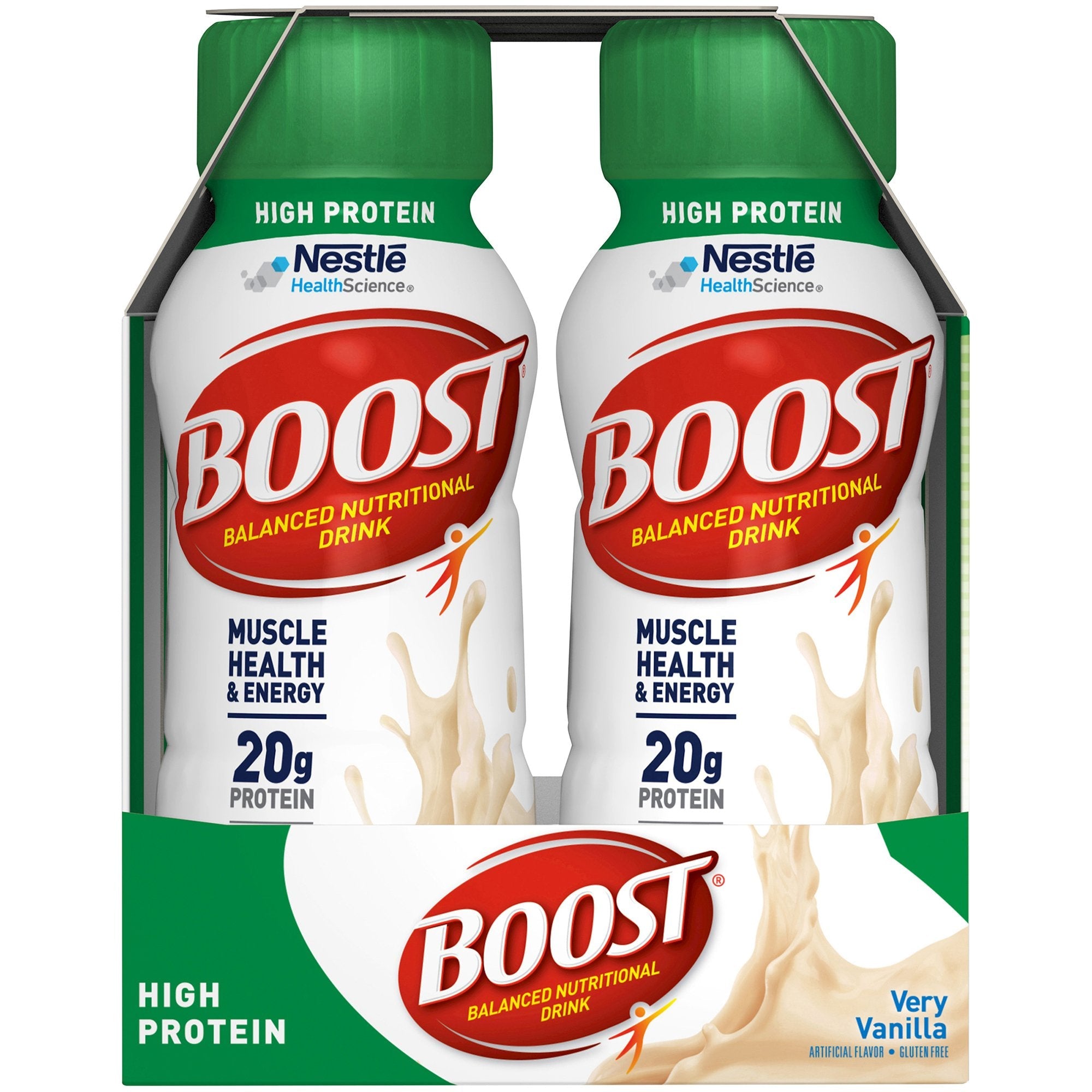 Boost High Protein Vanilla Nutritional Drink - 8 oz Bottle, 20g Protein