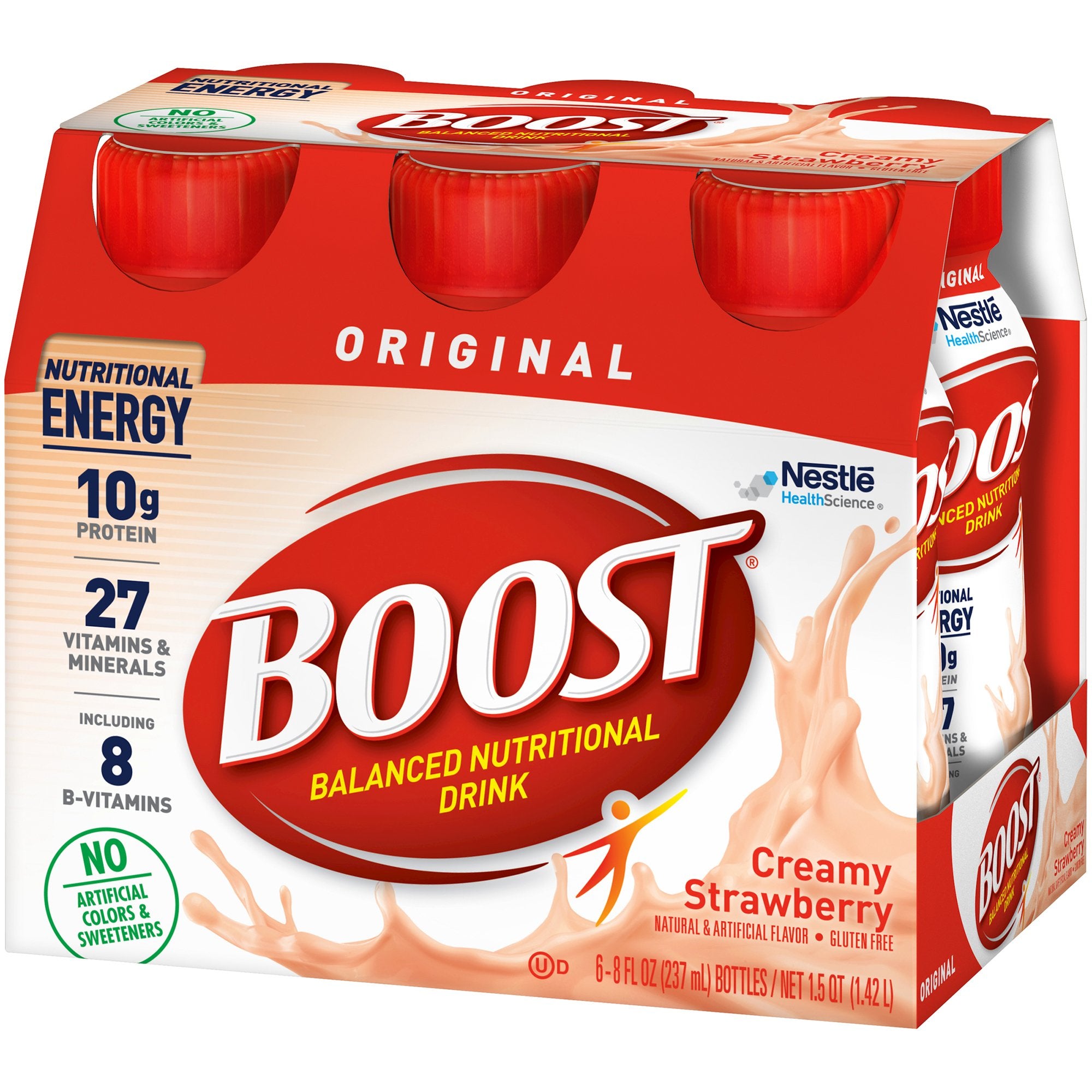 Oral Supplement Boost® Original Creamy Strawberry Flavor Liquid 8 oz. Bottle - image 6