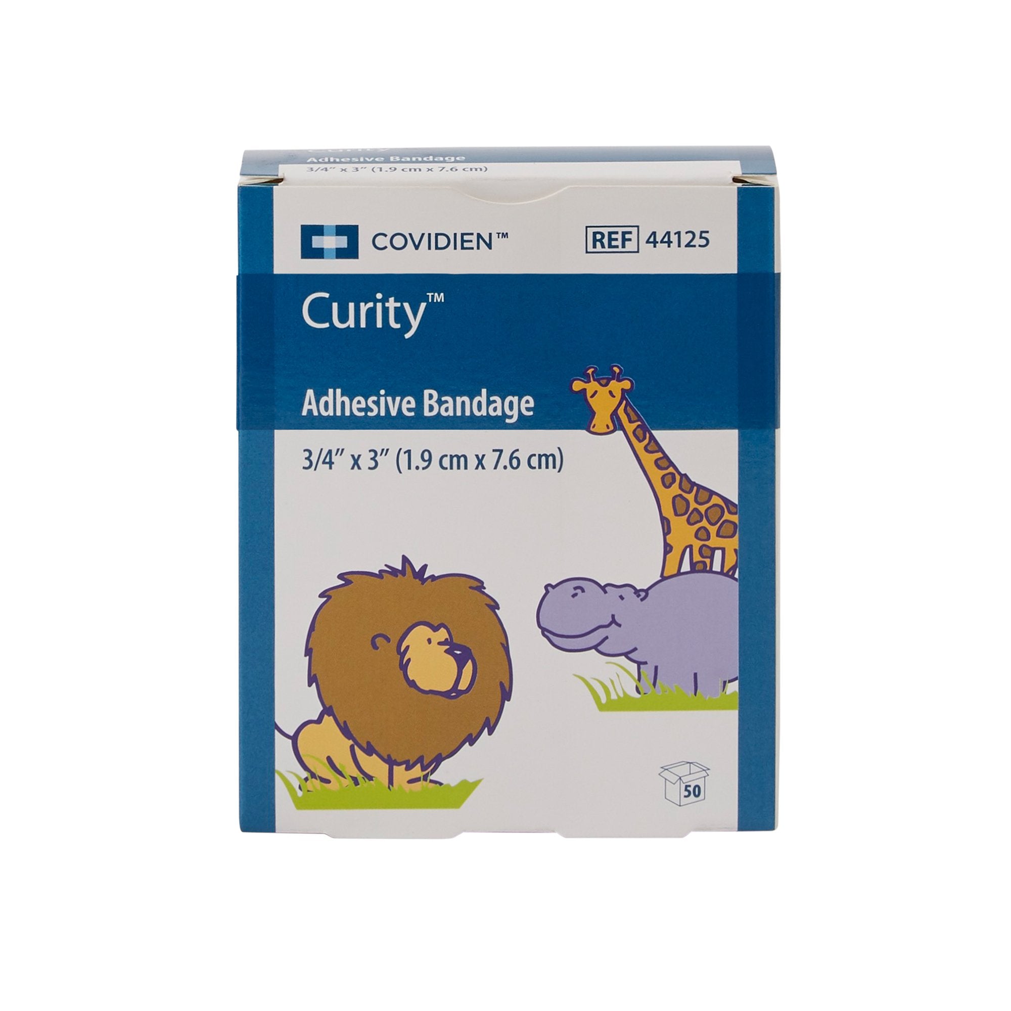 Adhesive Strip Curity™ Plastic Kid Design (Zoo Animals) 3/4 X 3 Inch Sterile - image 2