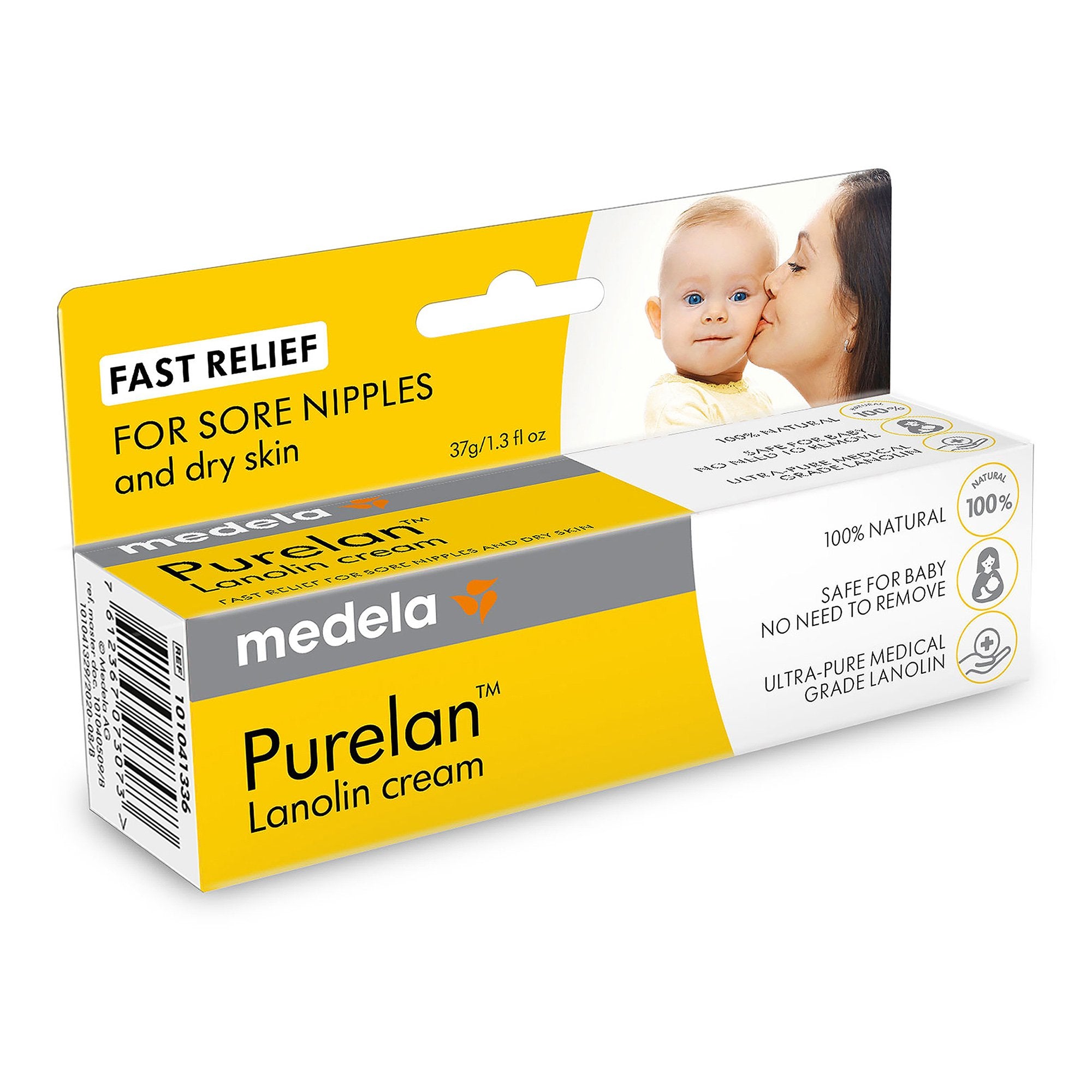 Hand and Body Moisturizer Purelan™ 1.3 oz. Tube Unscented Cream - image 2