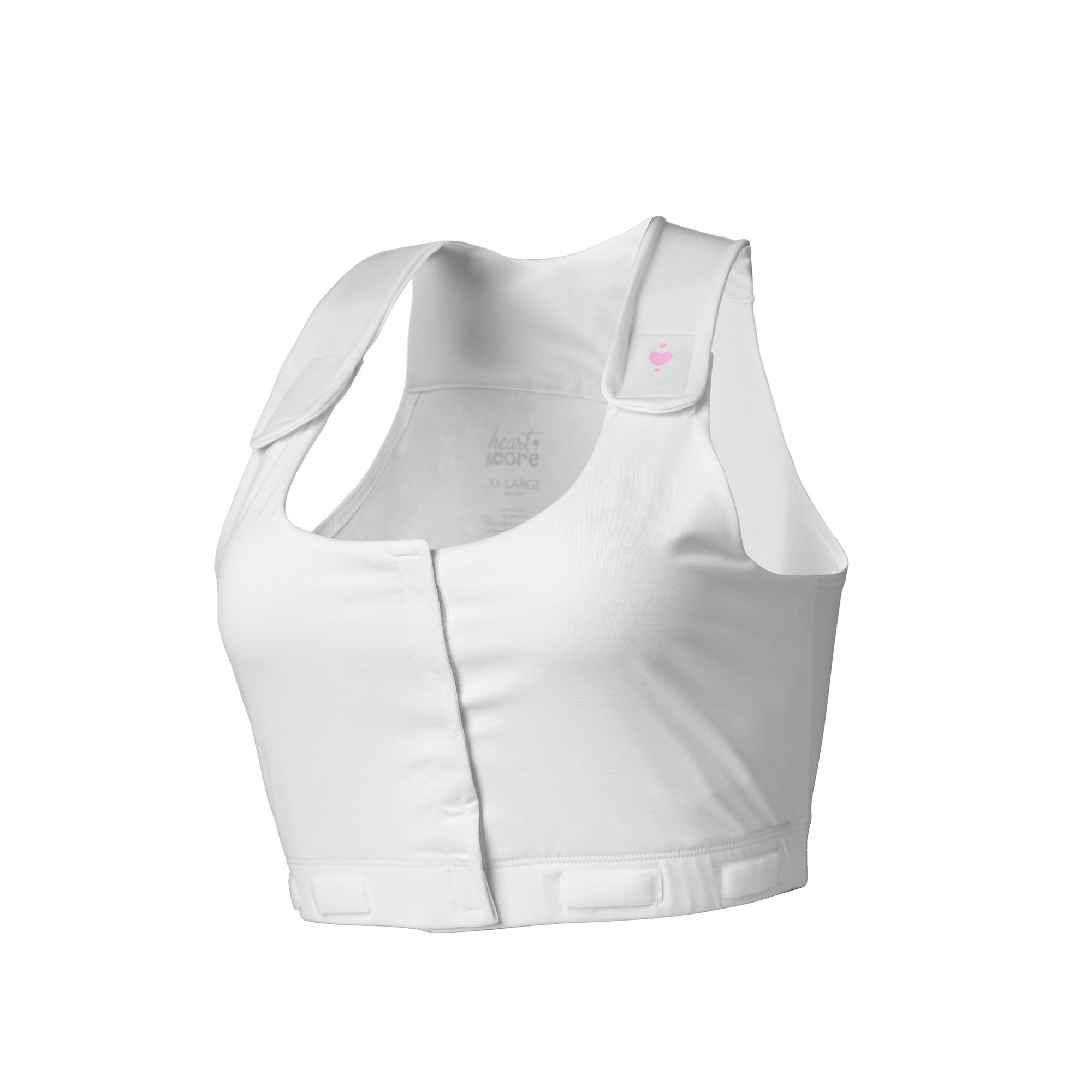 Larissa™ Post-Surgical Bra, White, 2X-Large