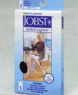 Compression Stocking Jobst® Opaque Thigh High Medium Natural Closed Toe