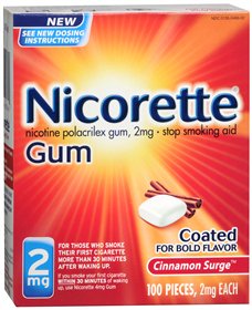 Stop Smoking Aid Nicorette® 2 mg Strength Gum