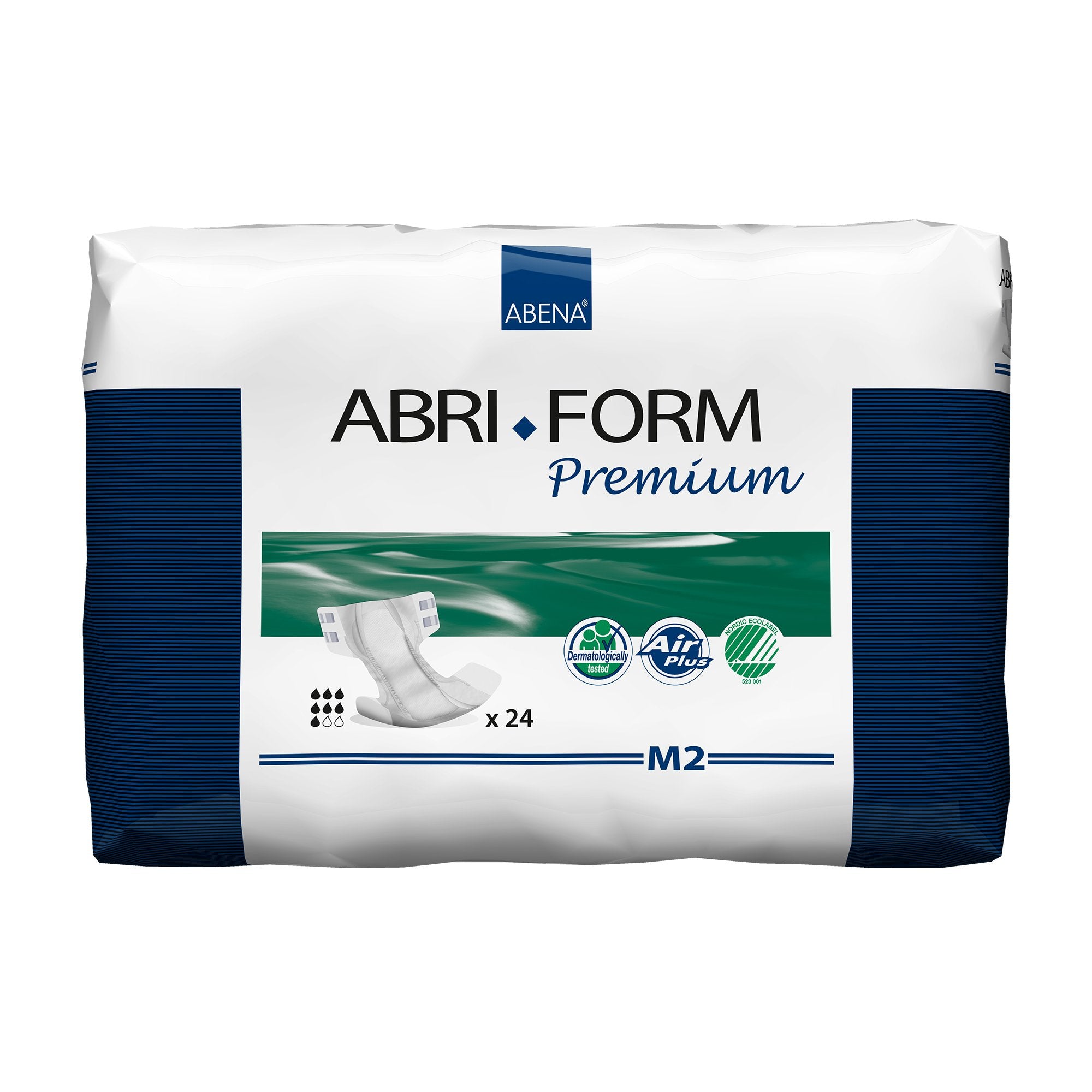 Incontinence Brief Abri-Form™ Premium M2 Adult Medium Unisex Disposable Heavy Absorbency - image 2