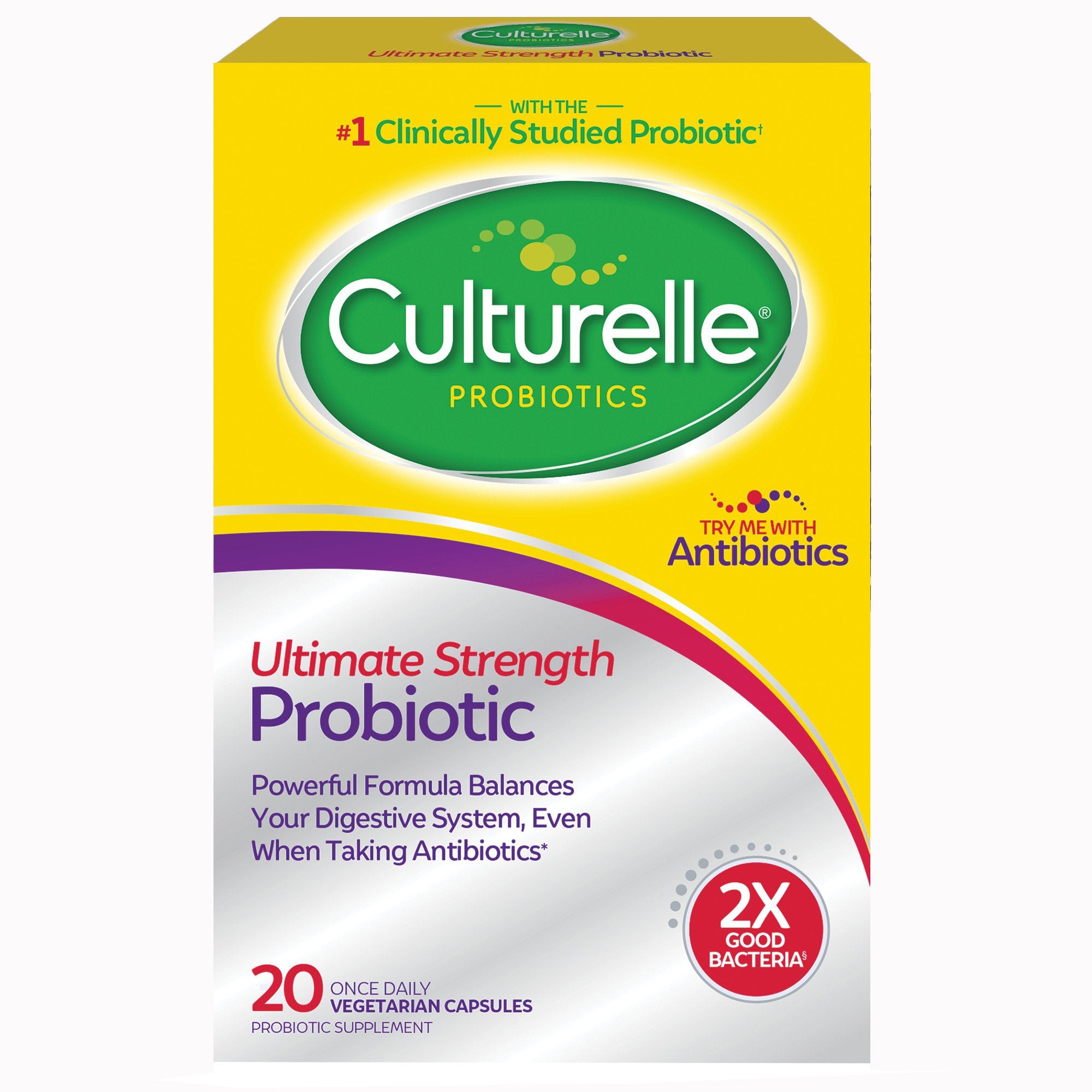 Probiotic Dietary Supplement Culturelle® 20 per Box Capsule