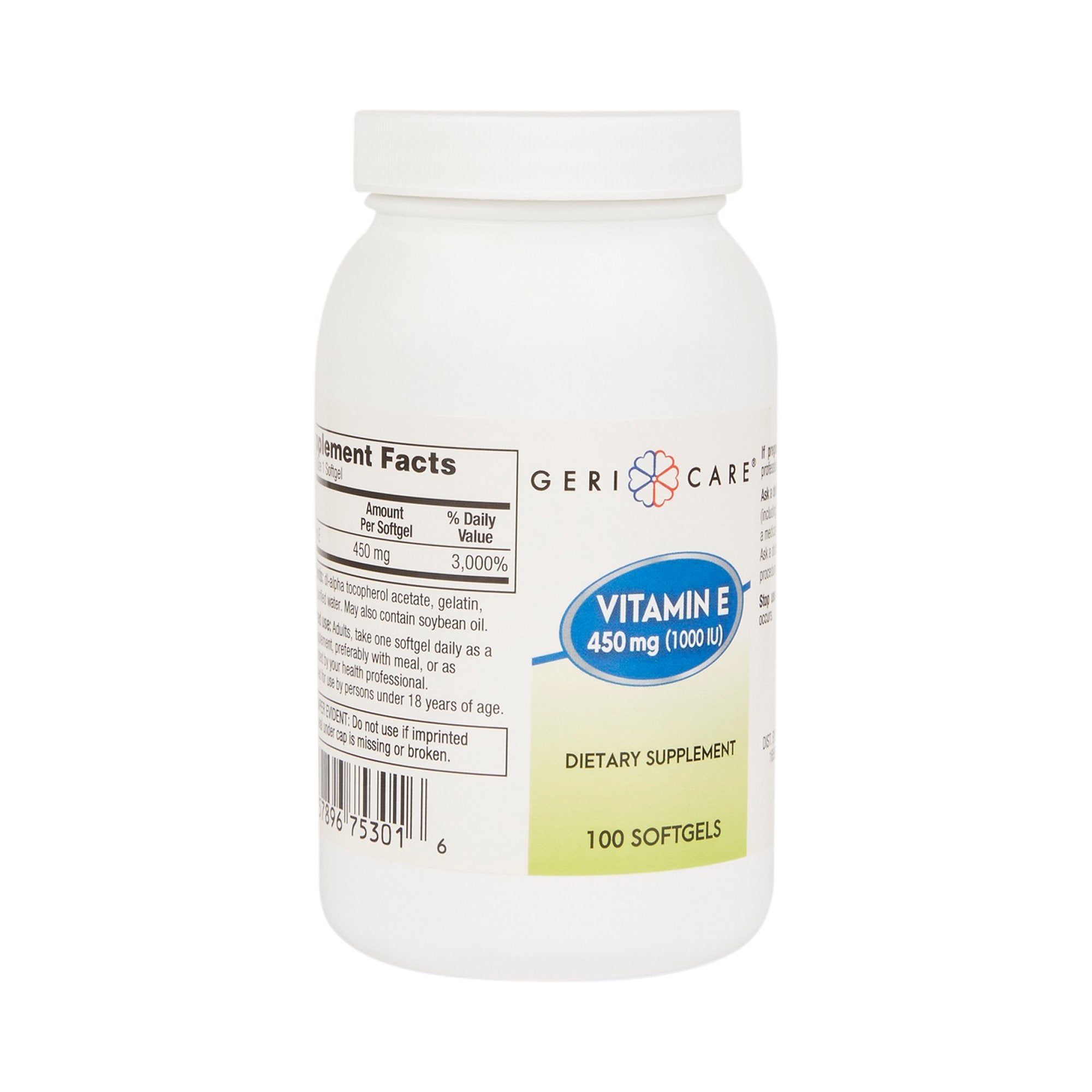 Vitamin Supplement Geri-Care® Vitamin E 1,000 IU Strength Softgel 100 per Bottle - image 2
