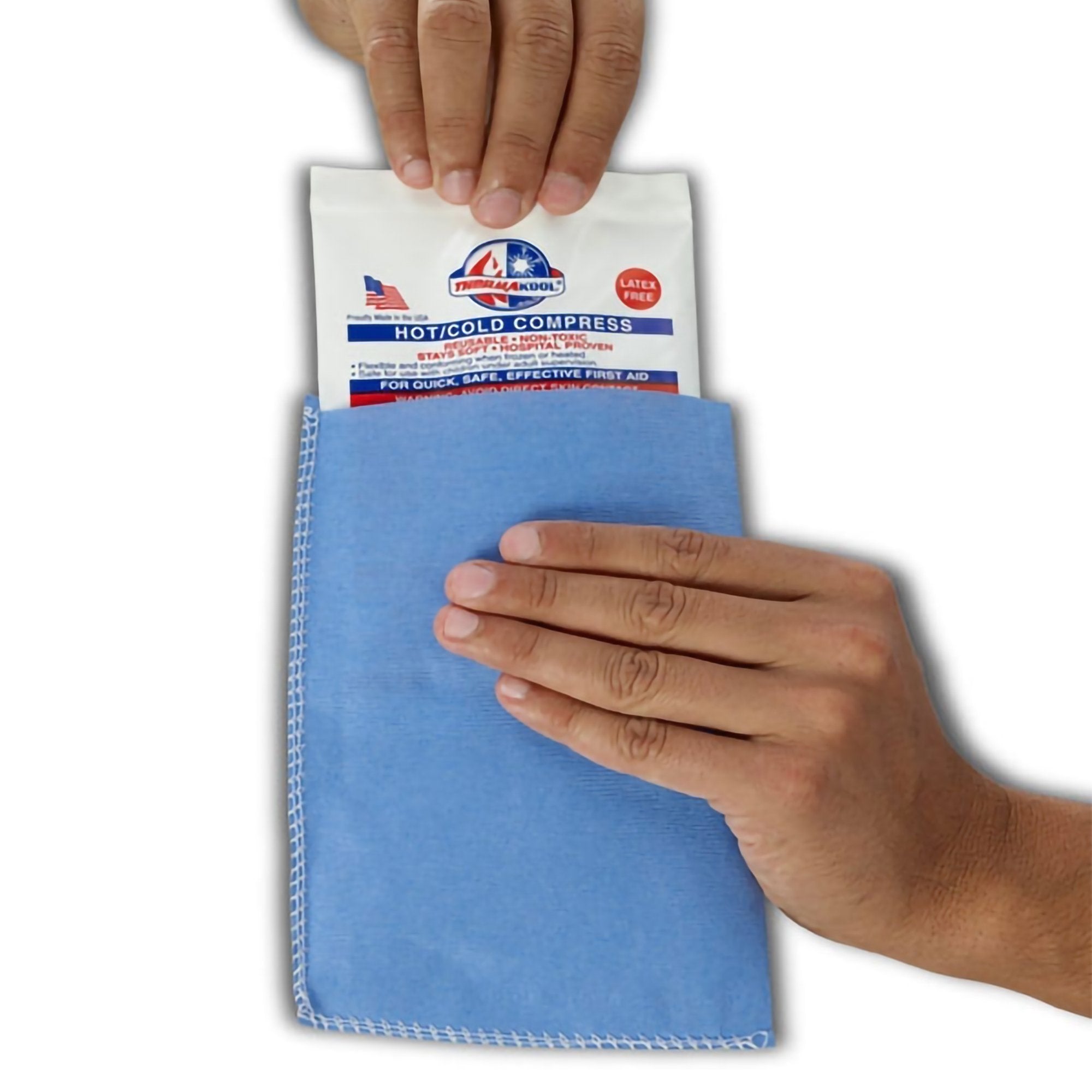 Blue Easy Sleeves™ for use with ThermaKool® Reusable Hot / Cold Pack