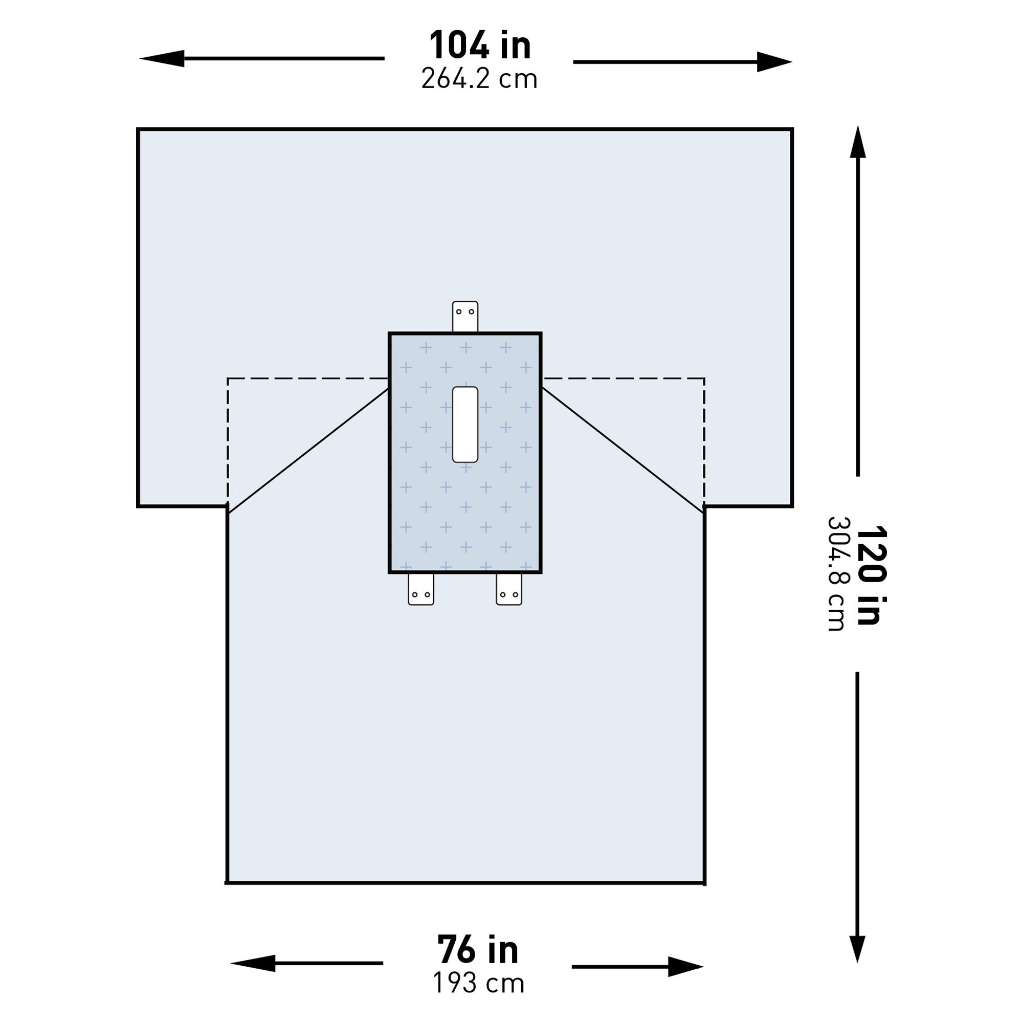 McKesson Sterile Laparotomy Abdominal Drape, 102 x 76 x 120 Inch (1 Unit)