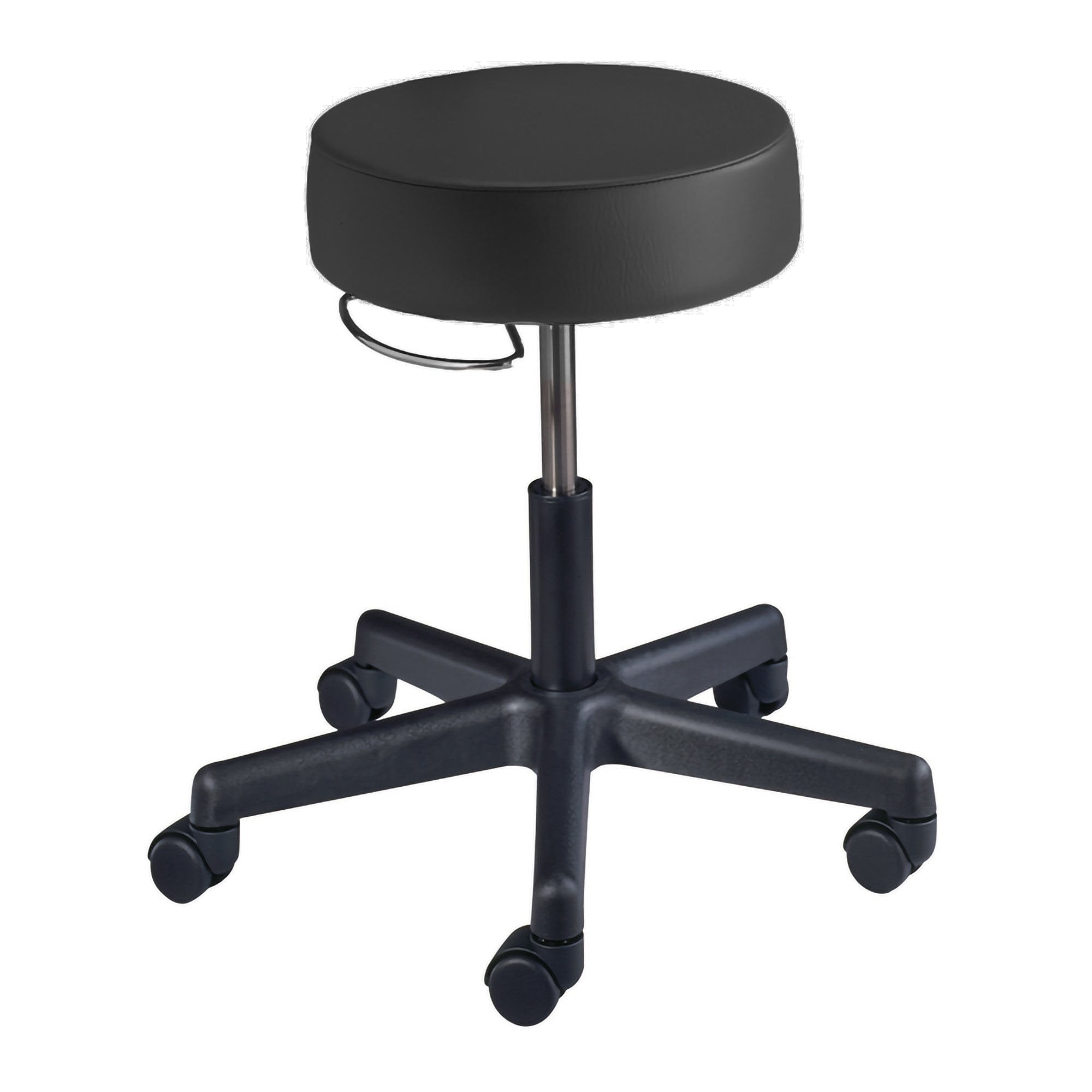 McKesson Round Pneumatic Exam Stool, Black