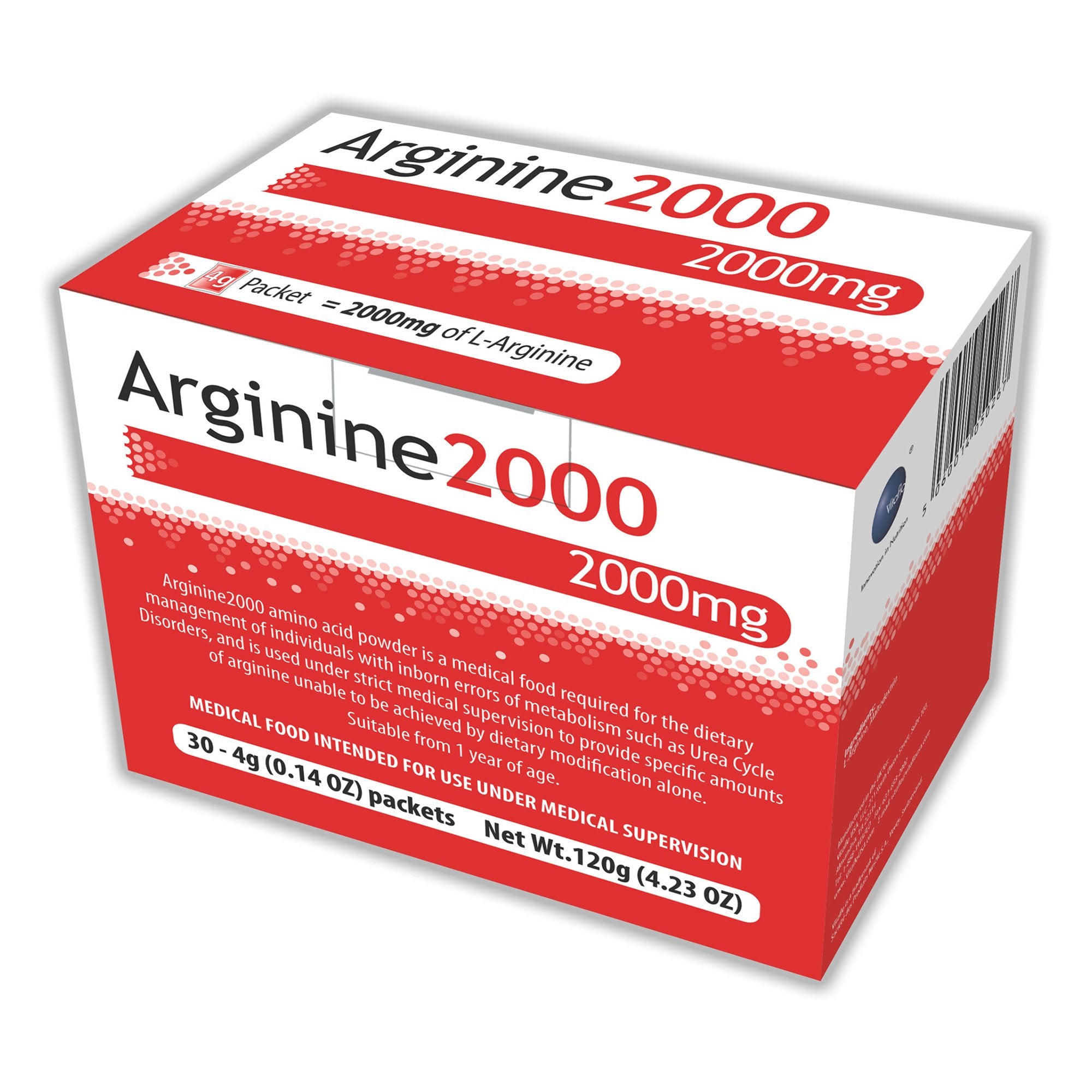 Arginine2000 Medical Food for Dietary Management of Inborn Errors of Metabolism