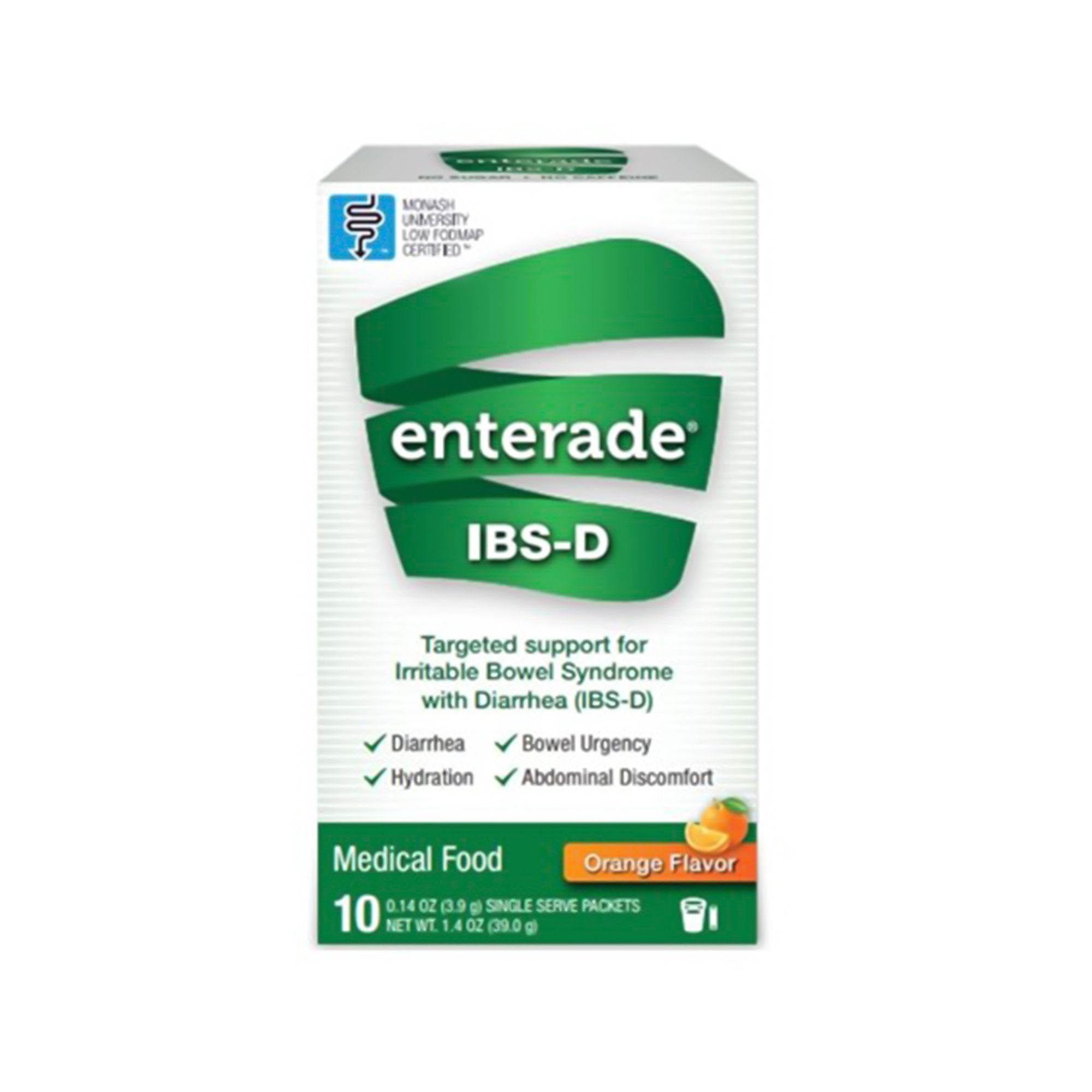 Oral Supplement enterade® IBS-D Orange Flavor Powder 0.14 oz. Individual Packet - image 2