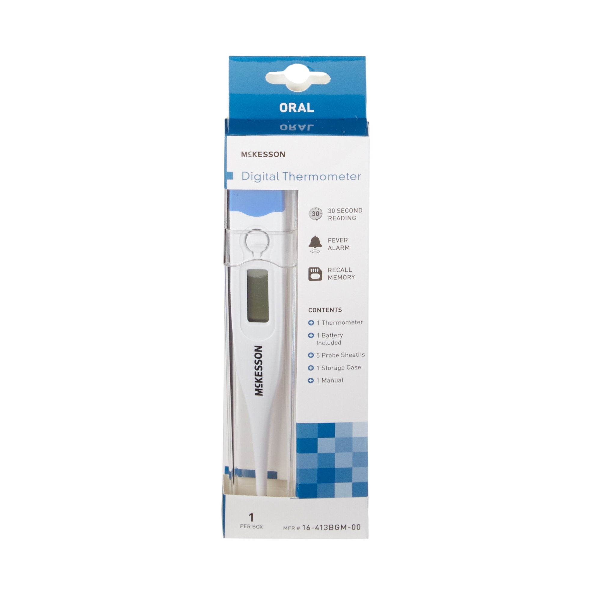 Digital Stick Thermometer McKesson Oral Probe Handheld - image 2