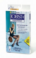Compression Stocking Jobst® Ultrasheer Knee High X-Large Natural Closed Toe