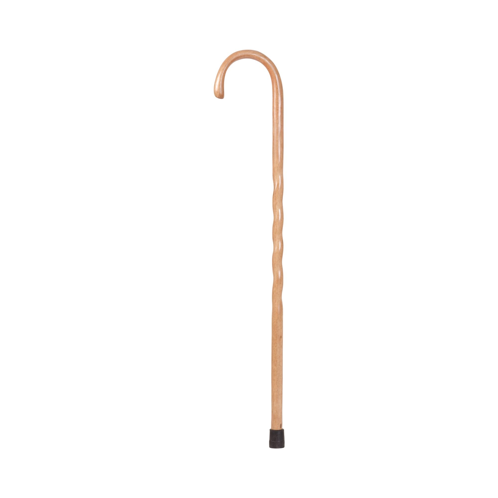 Round Handle Cane Brazos™ Twisted Wood 37 Inch Height Tan Oak