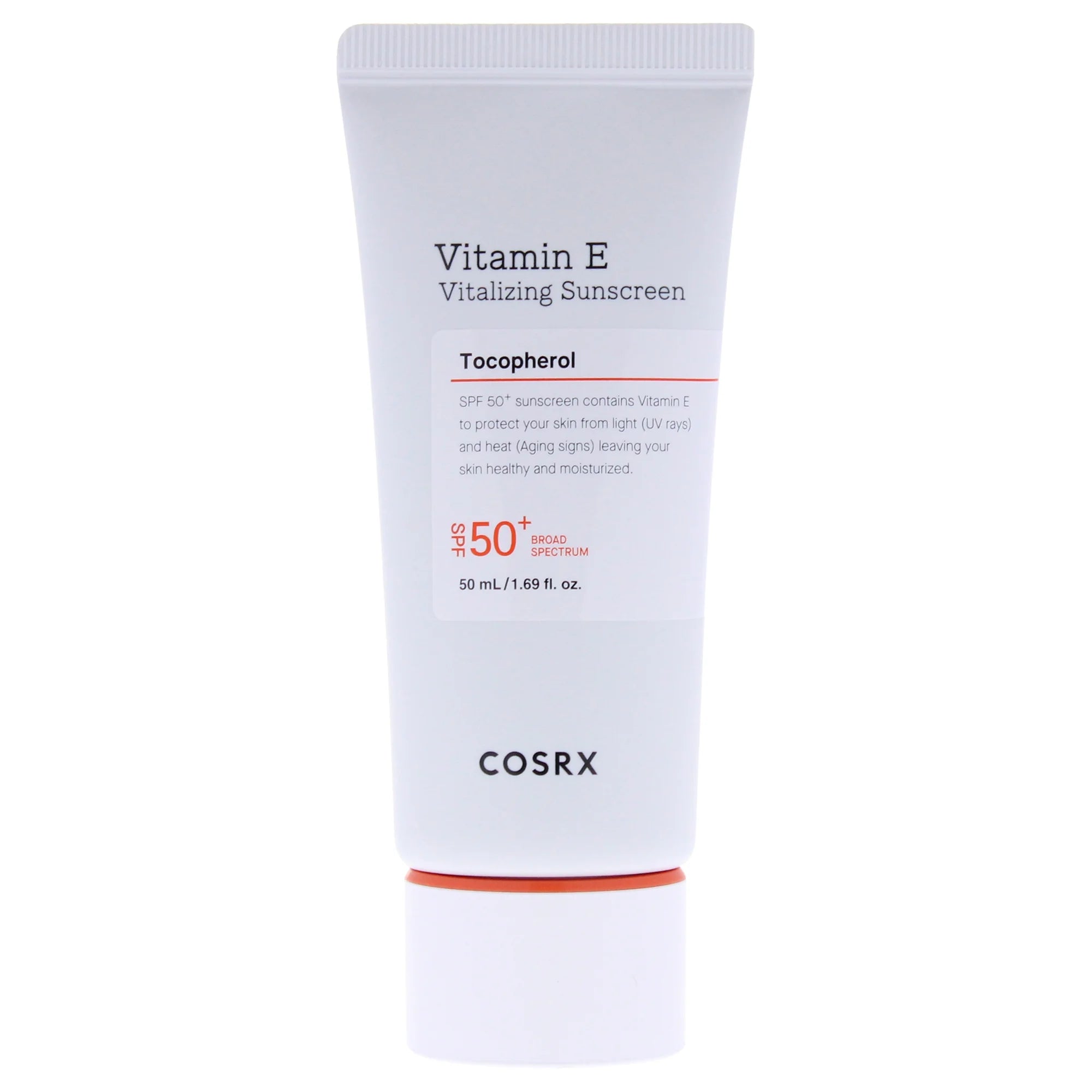 Cosrx Vitamin E Vitalizing Sunscreen SPF 50 plus , 1.69 Oz Sunscreen