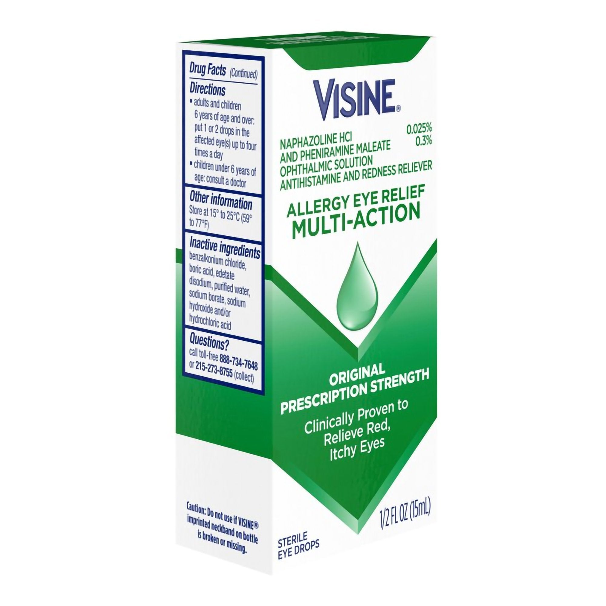 Allergy Eye Relief Visine® 0.5 oz. Eye Drops - image 2