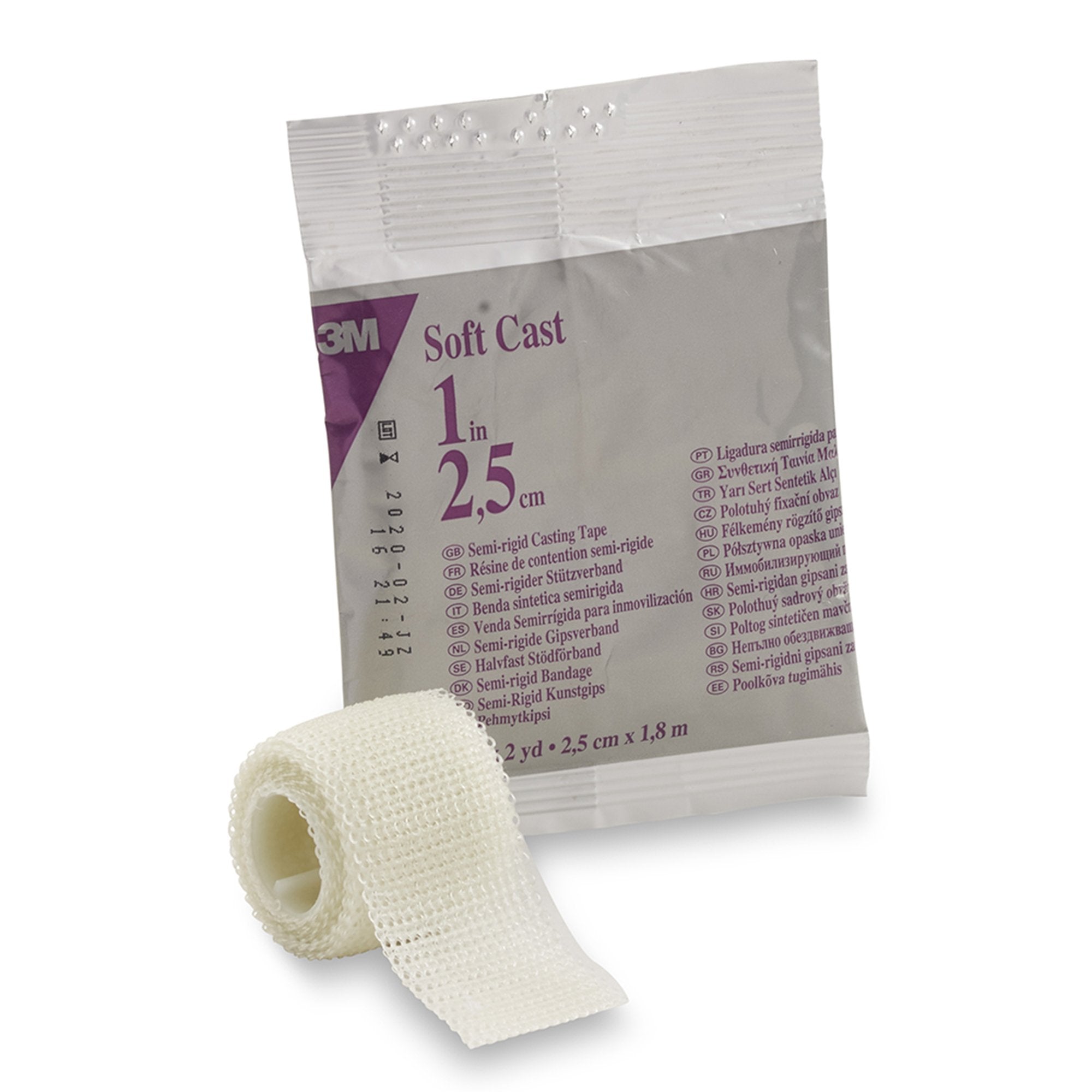 3M™ Scotchcast™ Soft Cast Tape, White, 1 Inch x 6 Foot (10 Units)