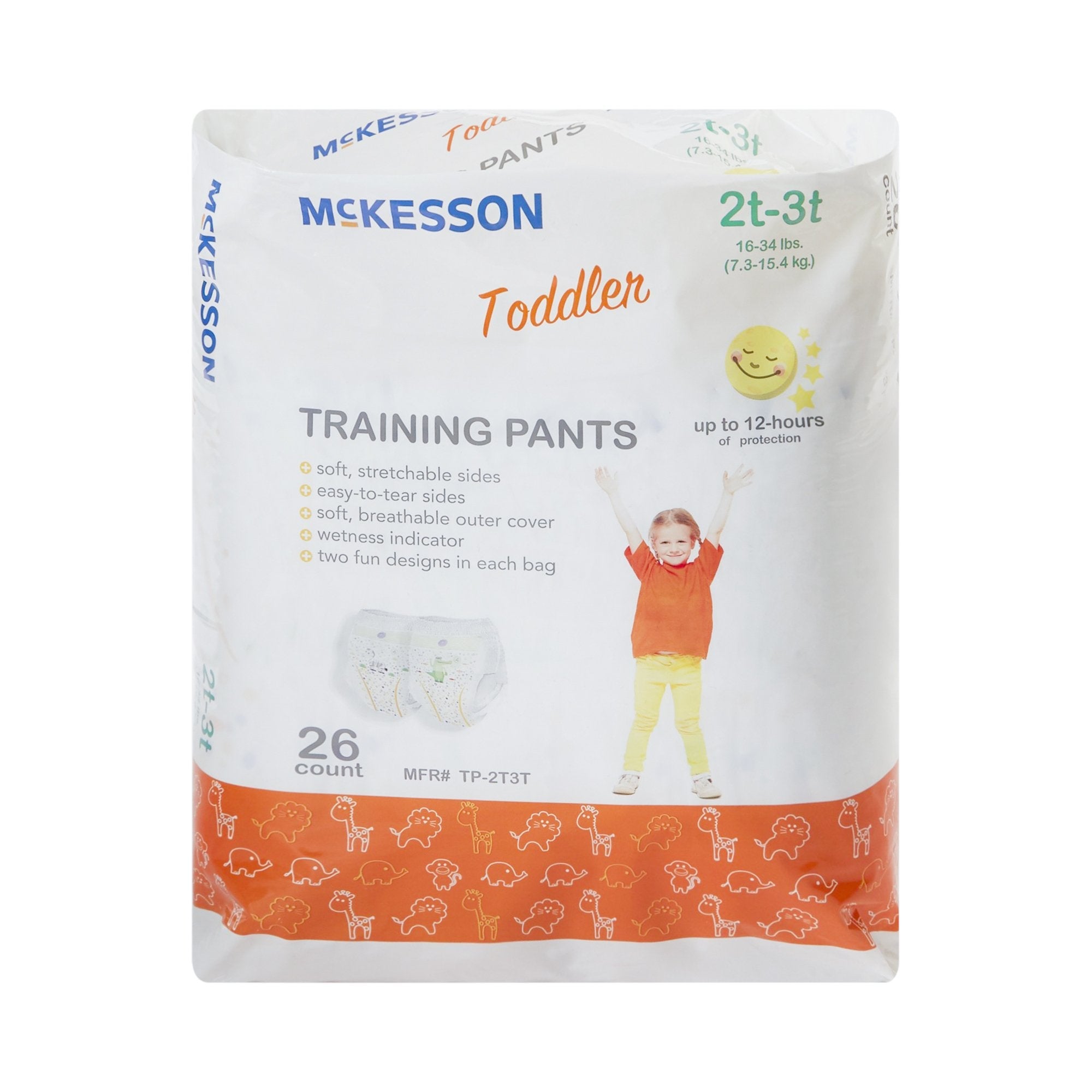 McKesson Training Pants, 2T to 3T (1 Unit)