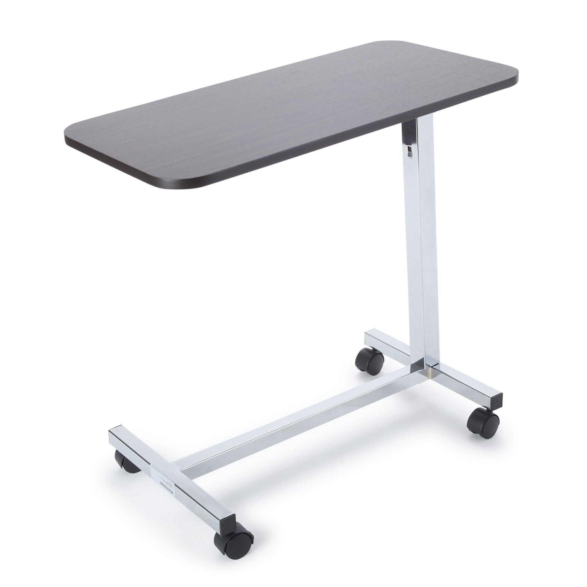 McKesson Overbed Table, Non-Tilt, Spring-Assisted Lift, 28-1/4" to 43-1/4" Height Range (1 Unit)
