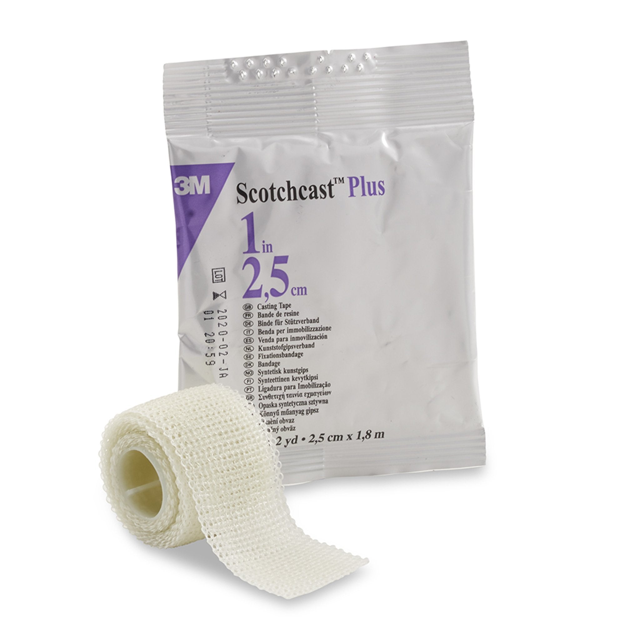 3M™ Scotchcast™ Plus Cast Tape, White, 1 Inch x 2 Yard (1 Unit)