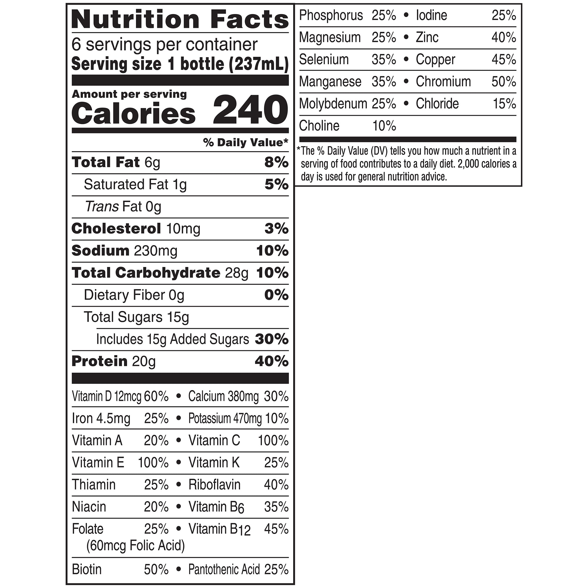 Boost High Protein Chocolate Nutritional Drink, 8oz - Muscle & Energy