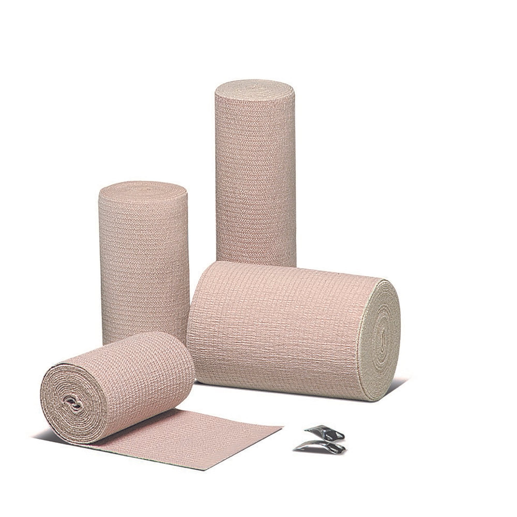 Econo-Wrap® LF Clip Detached Closure Elastic Bandage, 4 Inch x 5 Yard (10 Units)