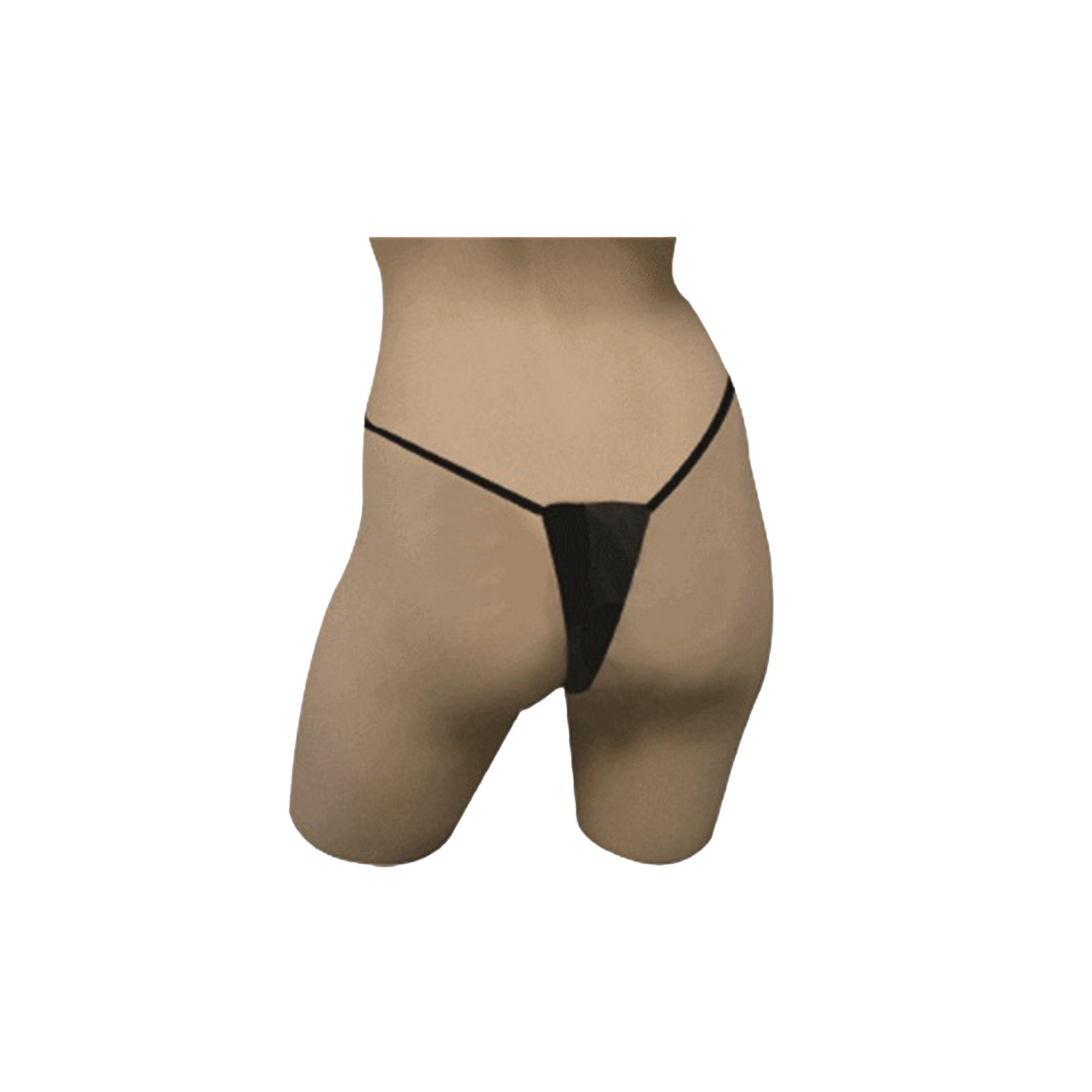 Dukal Reflections™ Spa Thong Panty, Black (1000 Units)