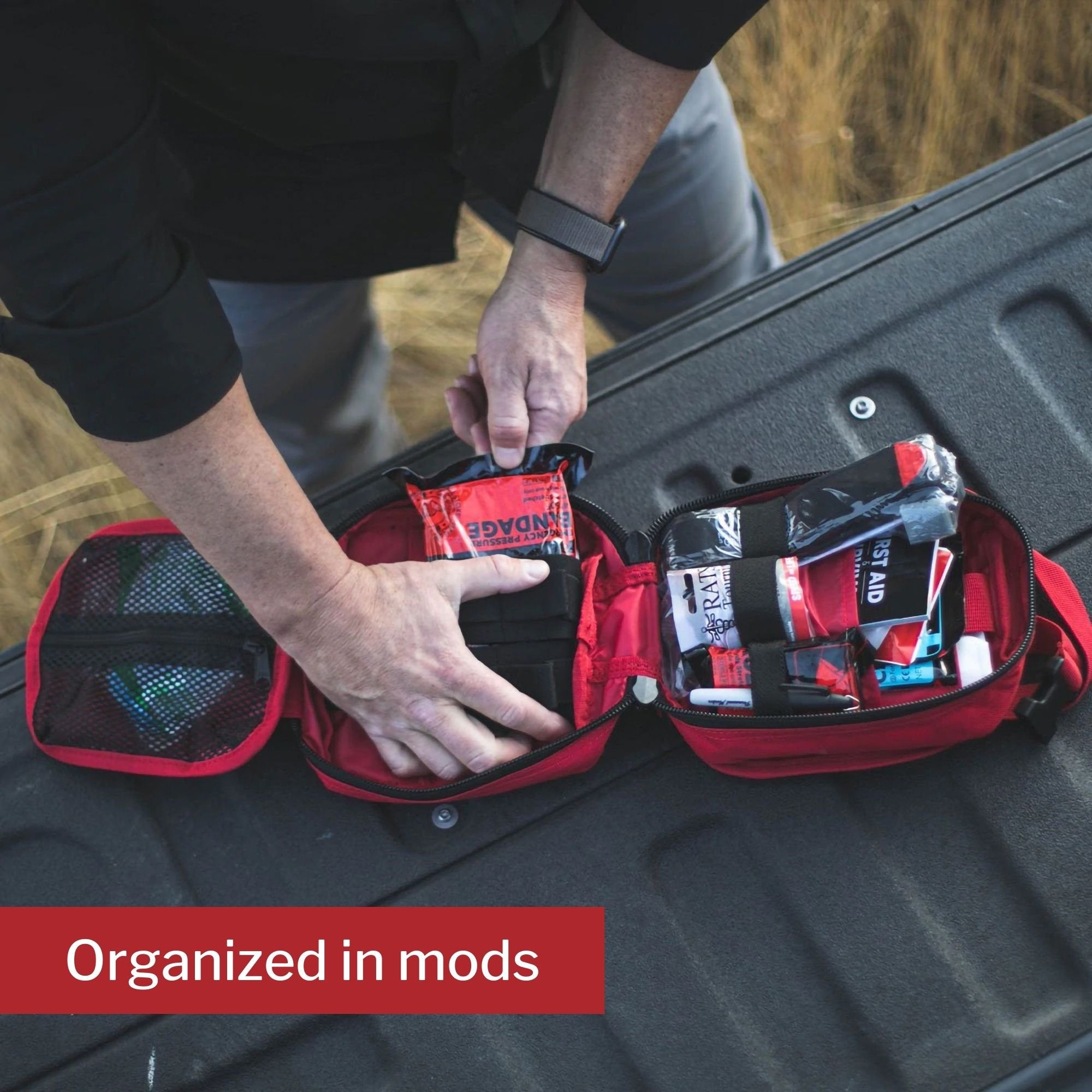 My Medic MYFAK Pro First Aid Kit, Trauma & Medical Supplies for Survival, Red (1 Unit)