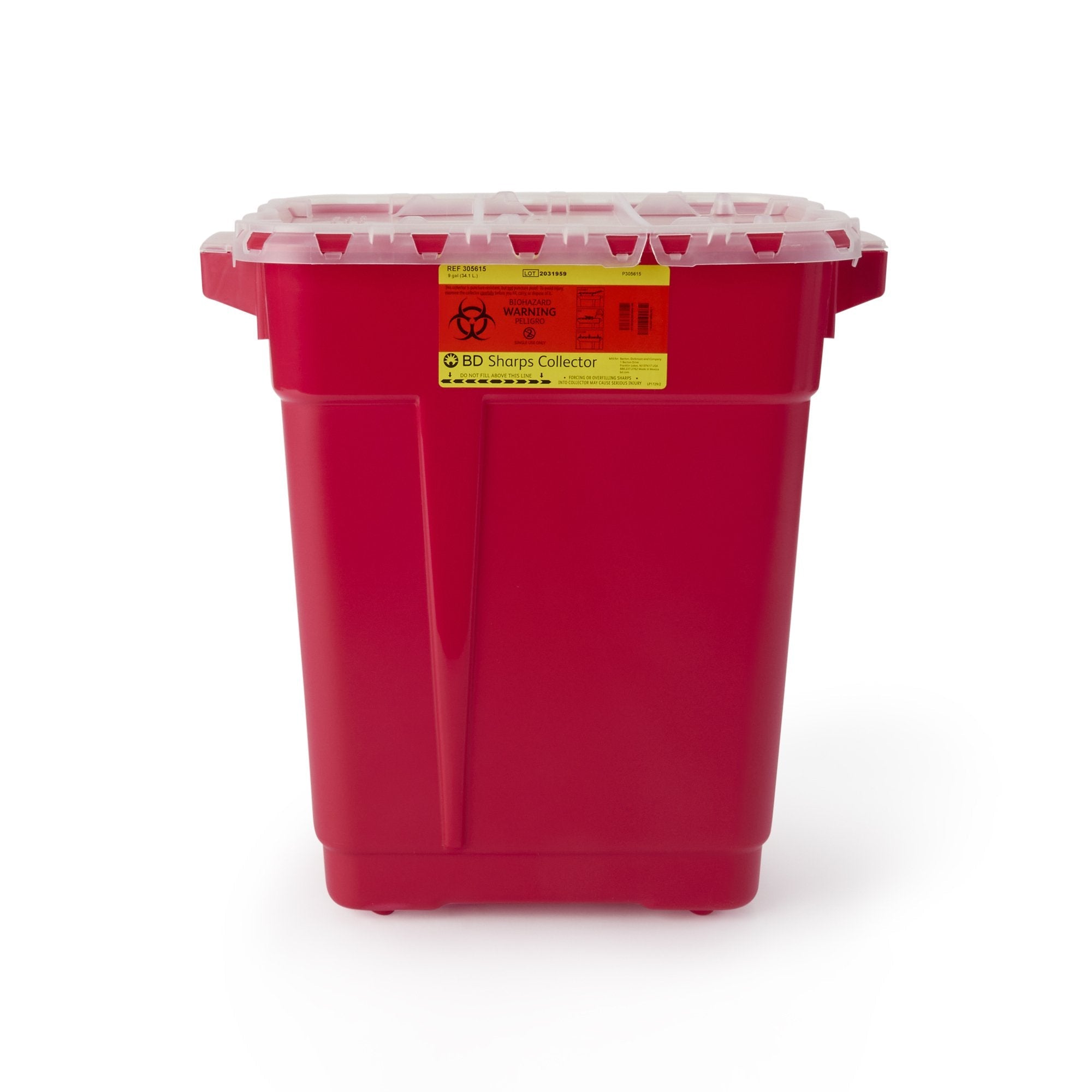 BD Multi-purpose Sharps Container, 18-1/2 x 17-3/4 x 11-3/4 Inch (1 Unit)