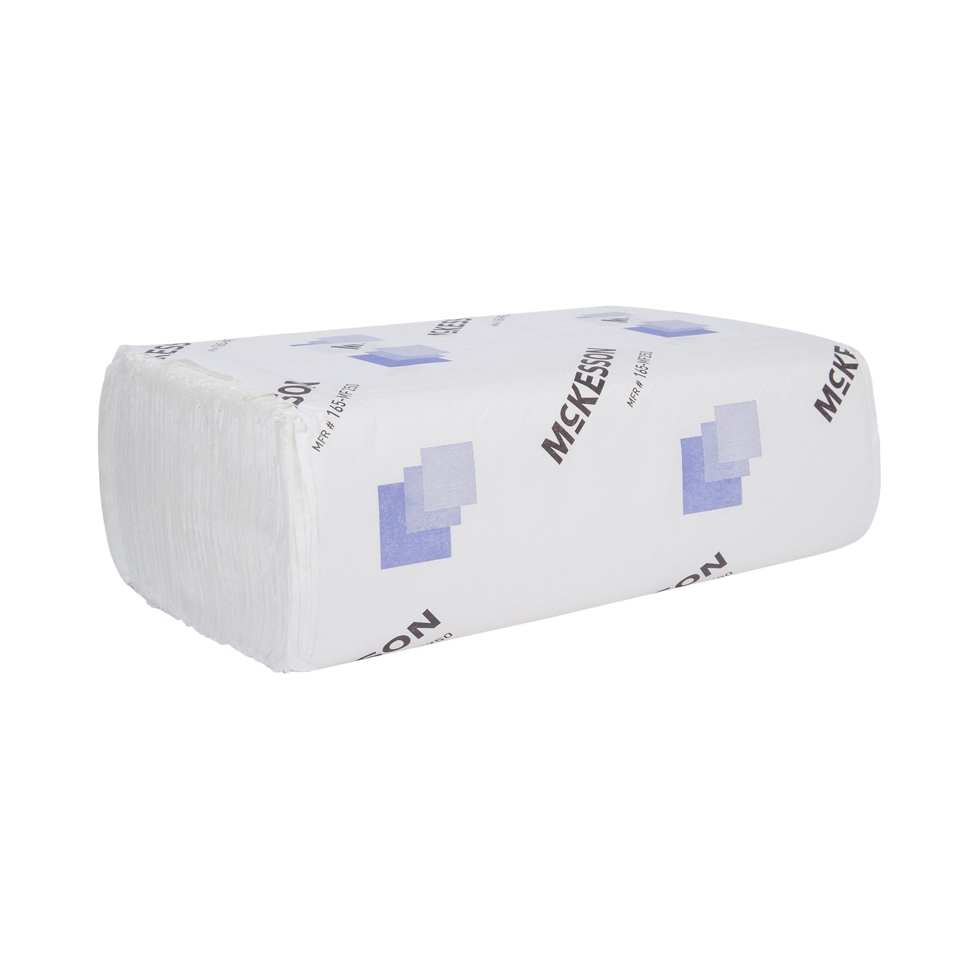 McKesson Multi-Fold Paper Towels, 250-Pack, 1-Ply, 9x9" White Towels