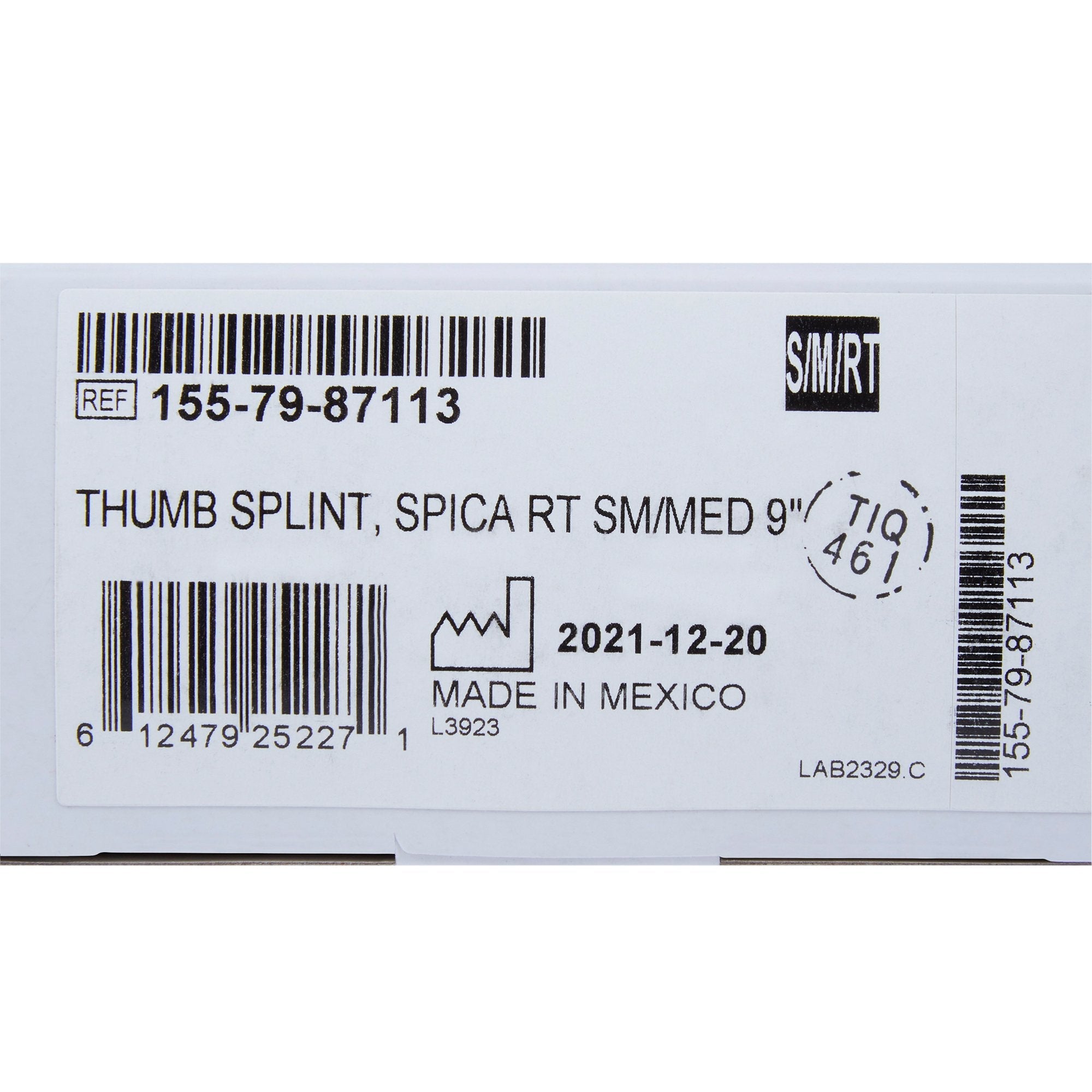 McKesson Right Thumb Splint, Small / Medium (1 Unit)