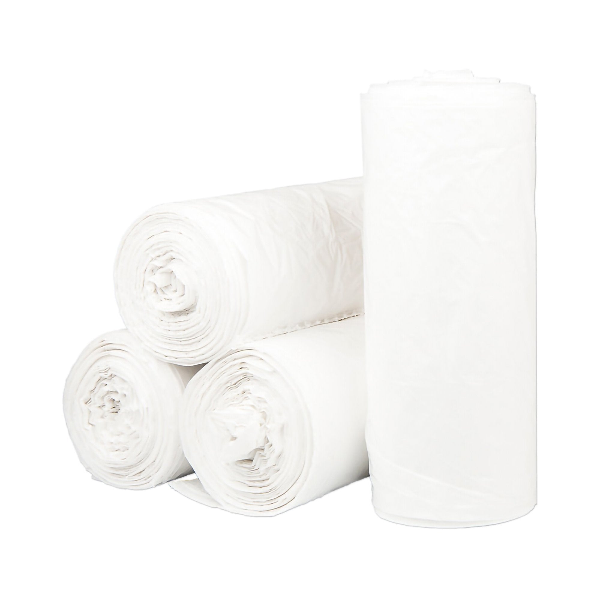 McKesson Extra Heavy Duty White Trash Bags, 30 gal, 0.7 Mil (200 Units)