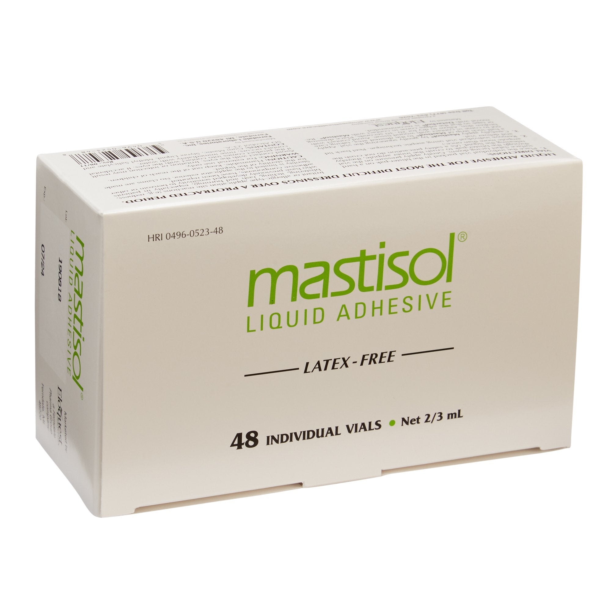Mastisol® Liquid Bandage: Sterile, Extra Sticky, 2/3 mL Vial - 48 Pack