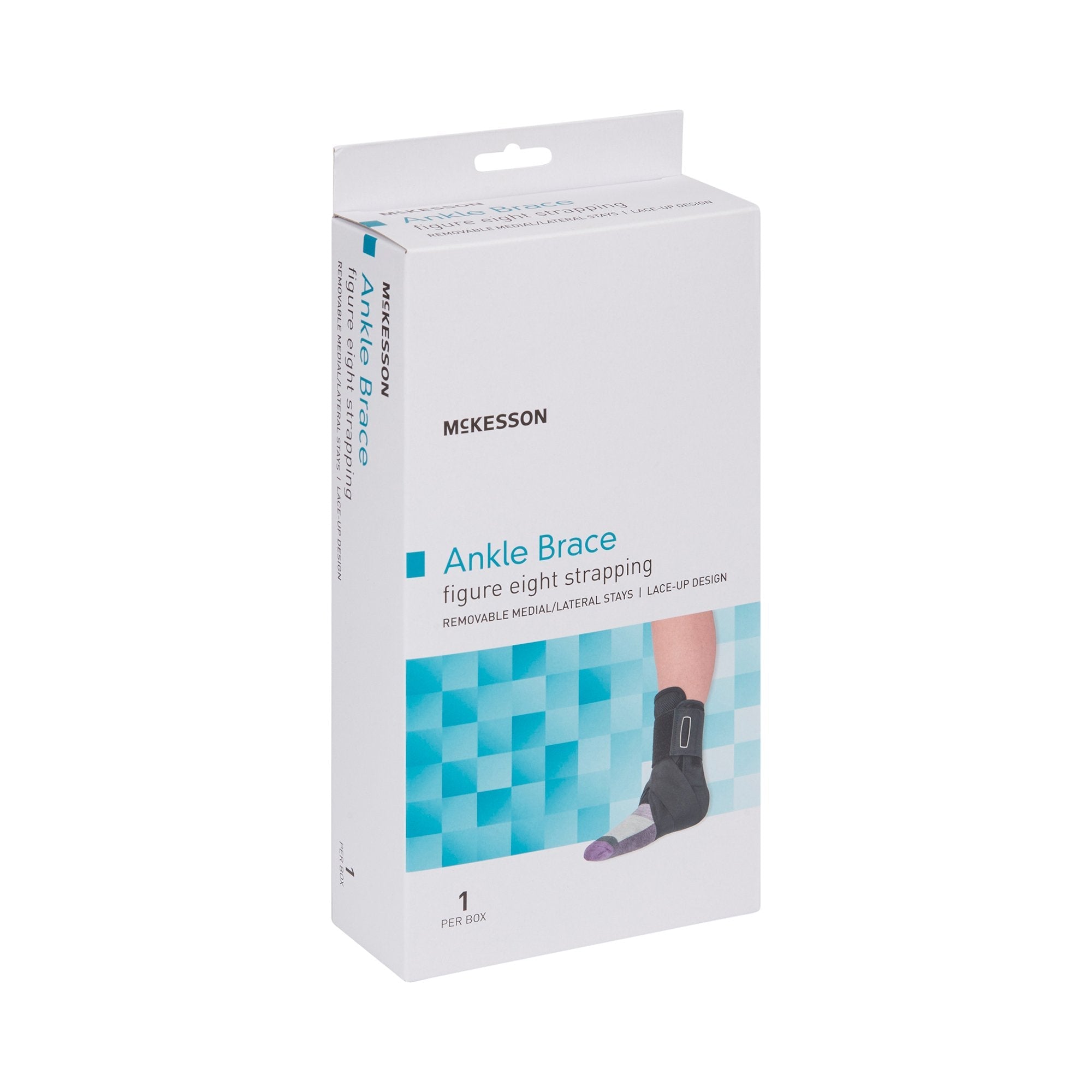 McKesson Low Profile Open Heel Open Toe Ankle Brace, Extra Large (1 Unit)
