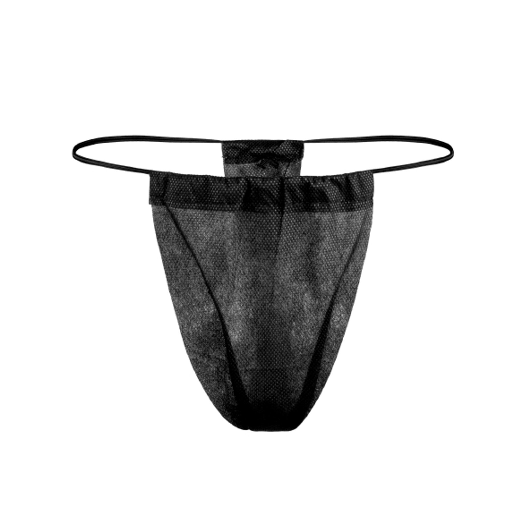 Dukal Reflections™ Spa Thong Panty, Black (1000 Units)