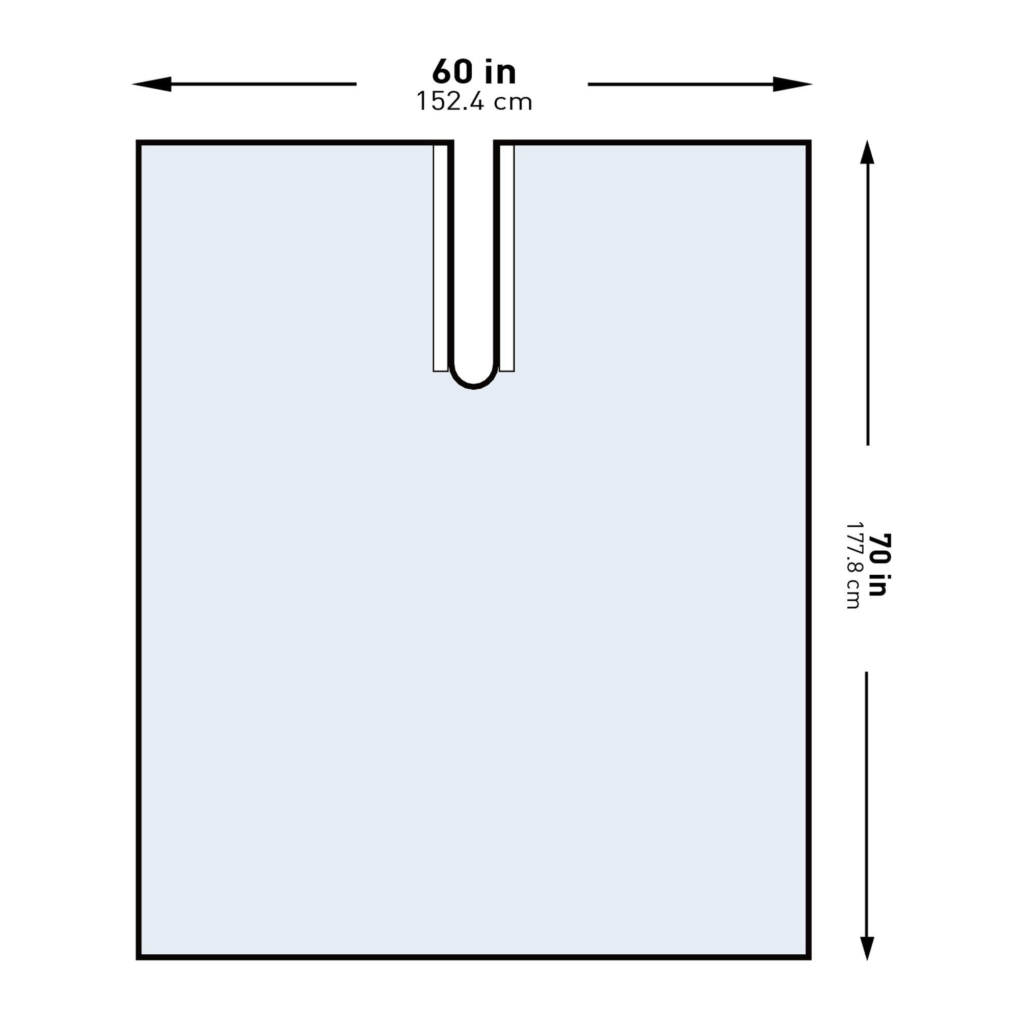 McKesson Sterile Impervious Orthopedic U-Drape, 60 x 70 Inch (1 Unit)