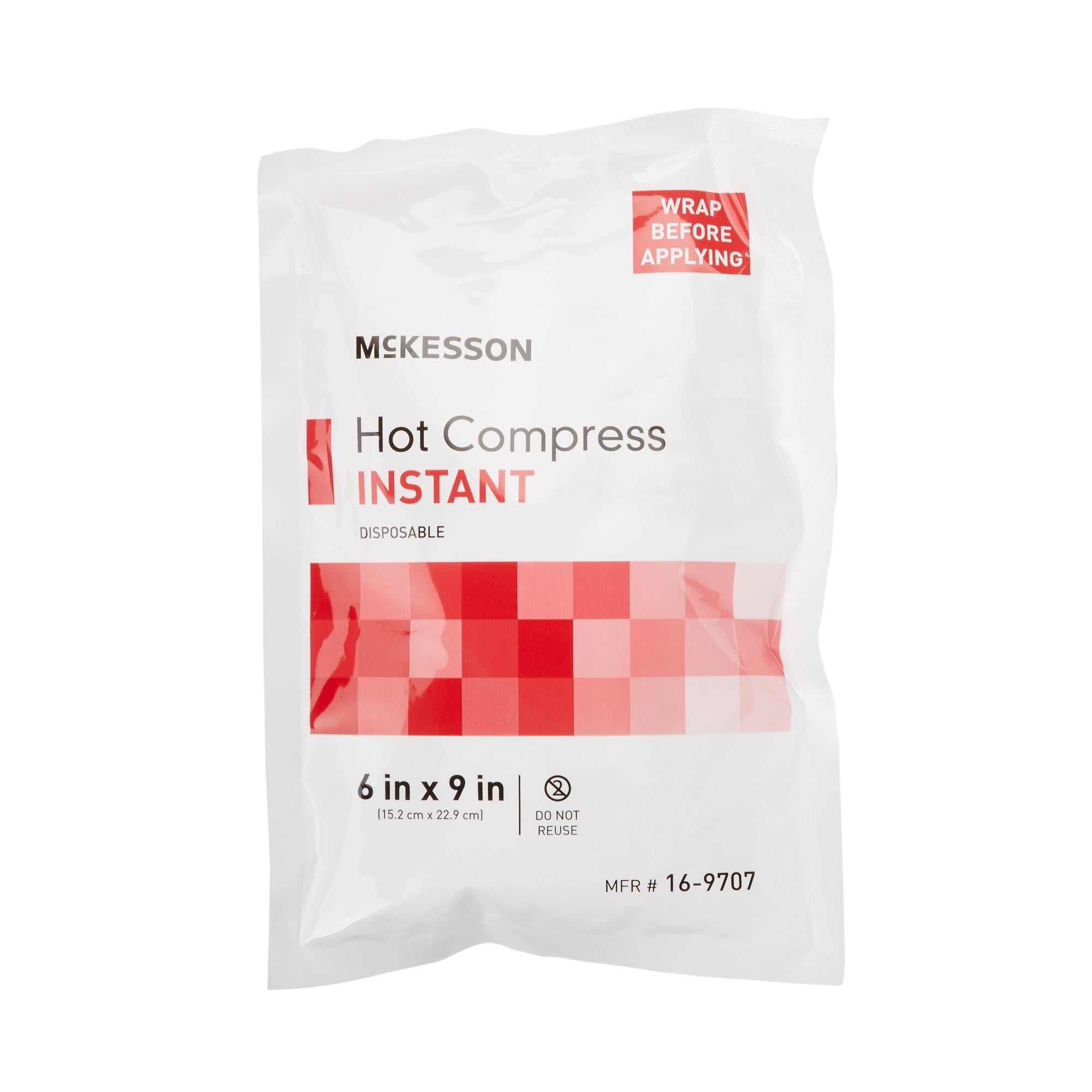 McKesson Instant Hot Packs 6x9" - General Purpose Heat Relief (24-Pack)