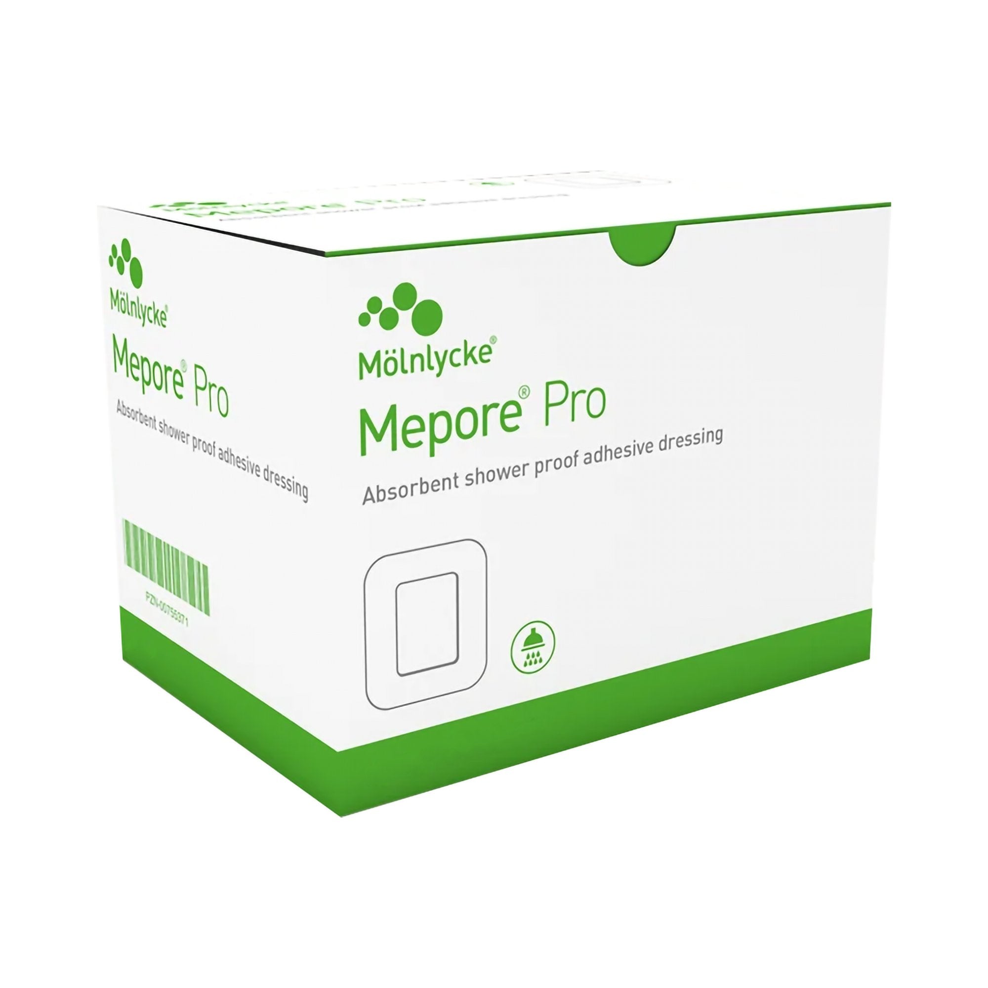Mepore® Pro Adhesive Dressing, 3-2/3 x 6 Inch (40 Units)