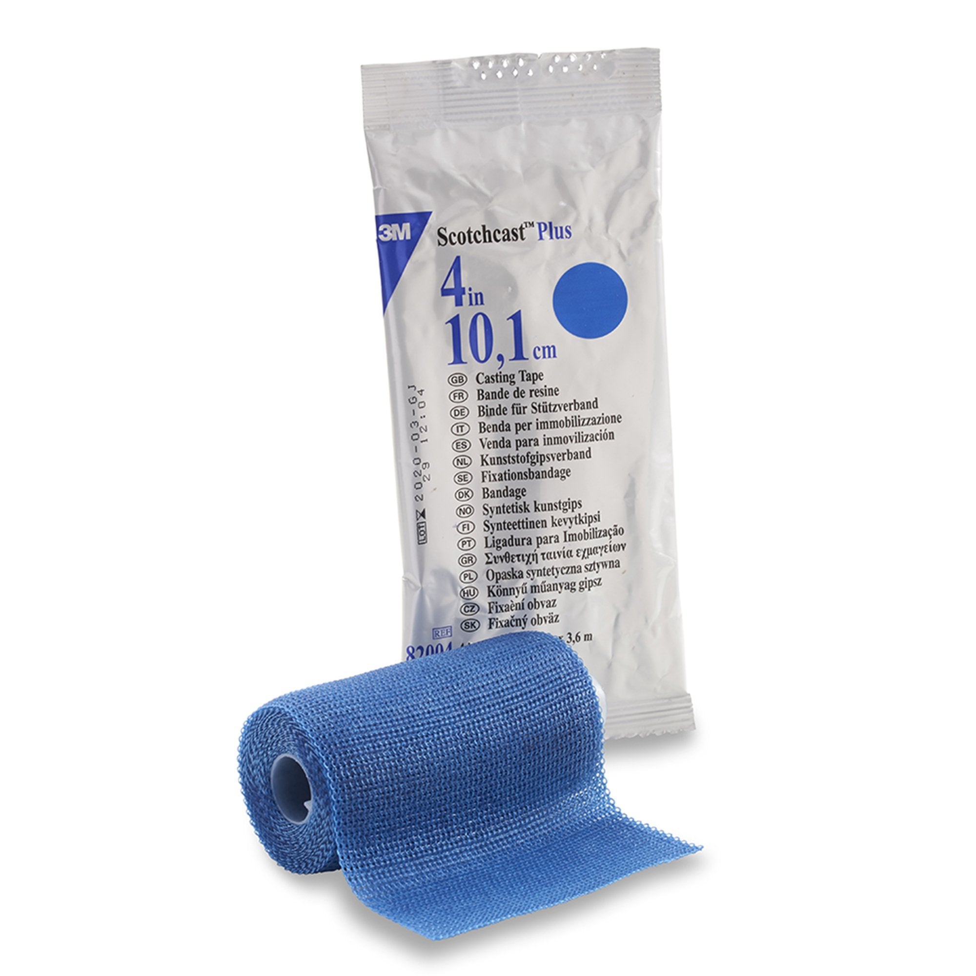 3M™ Scotchcast™ Plus Blue Cast Tape, 4 Inch x 4 Yard (1 Unit)